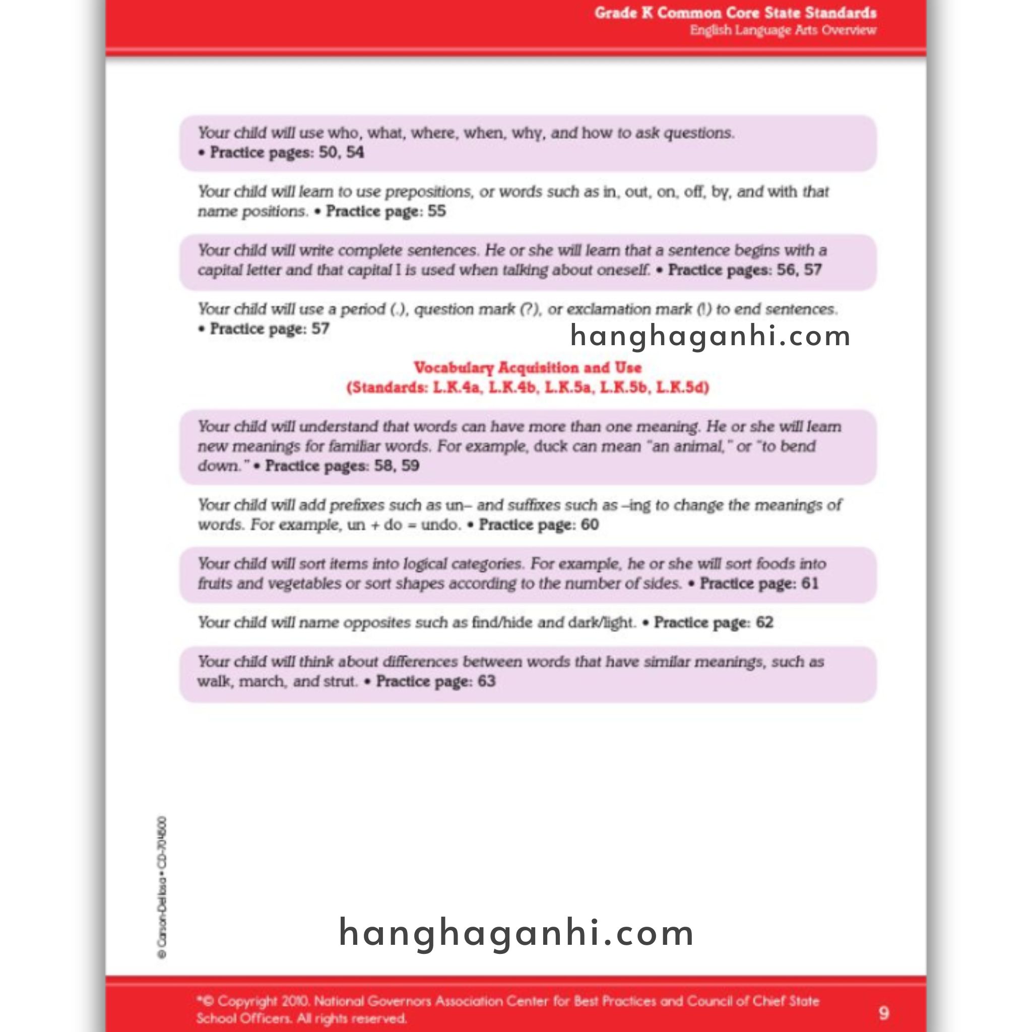 Sách Common Core Language Arts and Math Resource Book Grade K_thumbnail_5