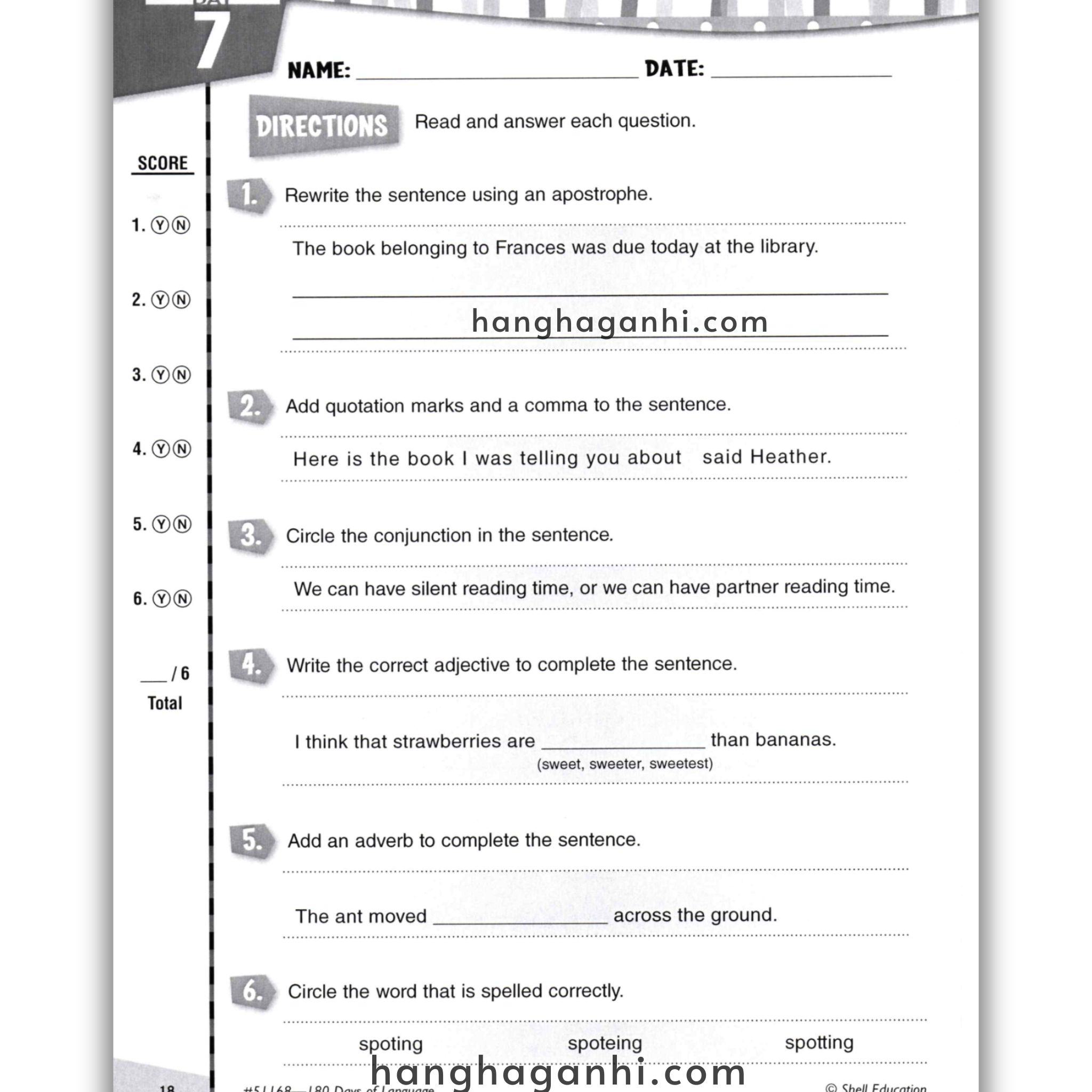 Sách 180 Days Of Language Grade 3_thumbnail_4