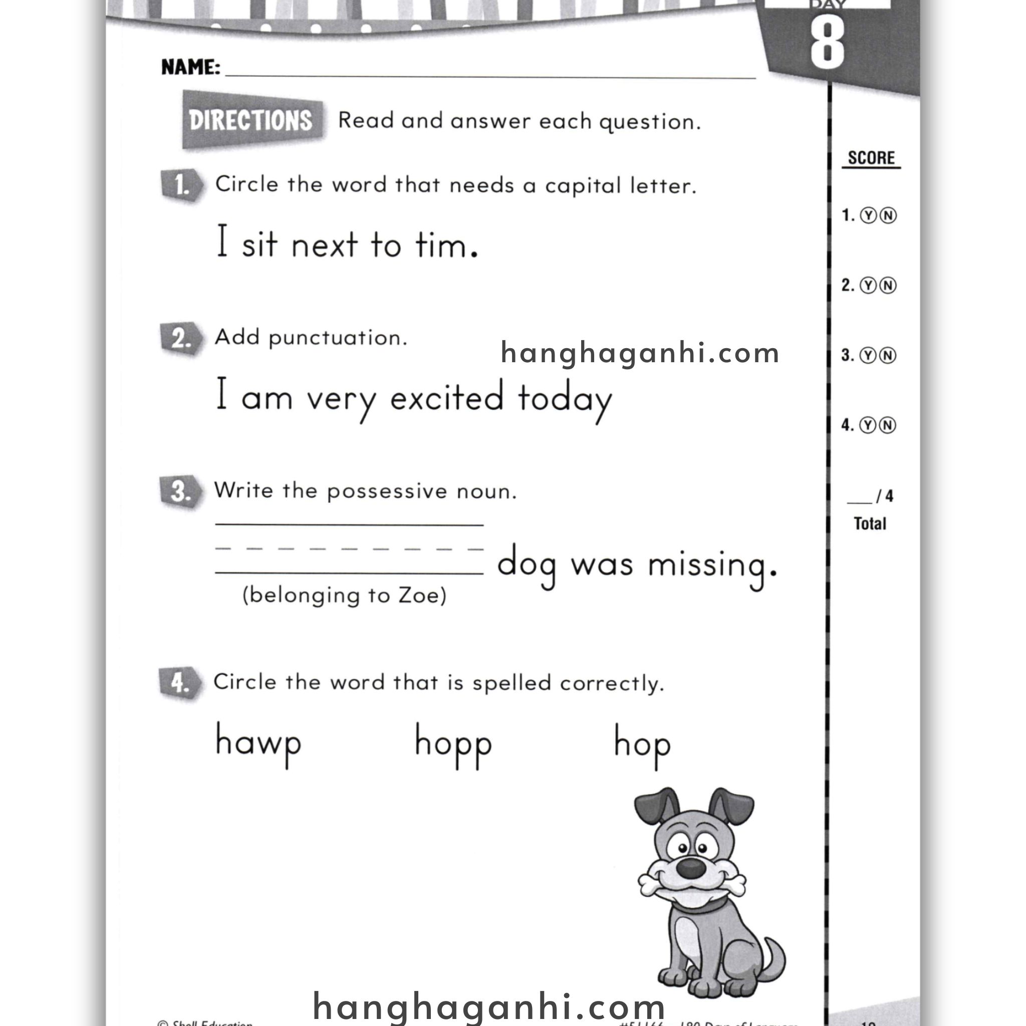 Sách 180 Days Of Language Grade 1_thumbnail_13