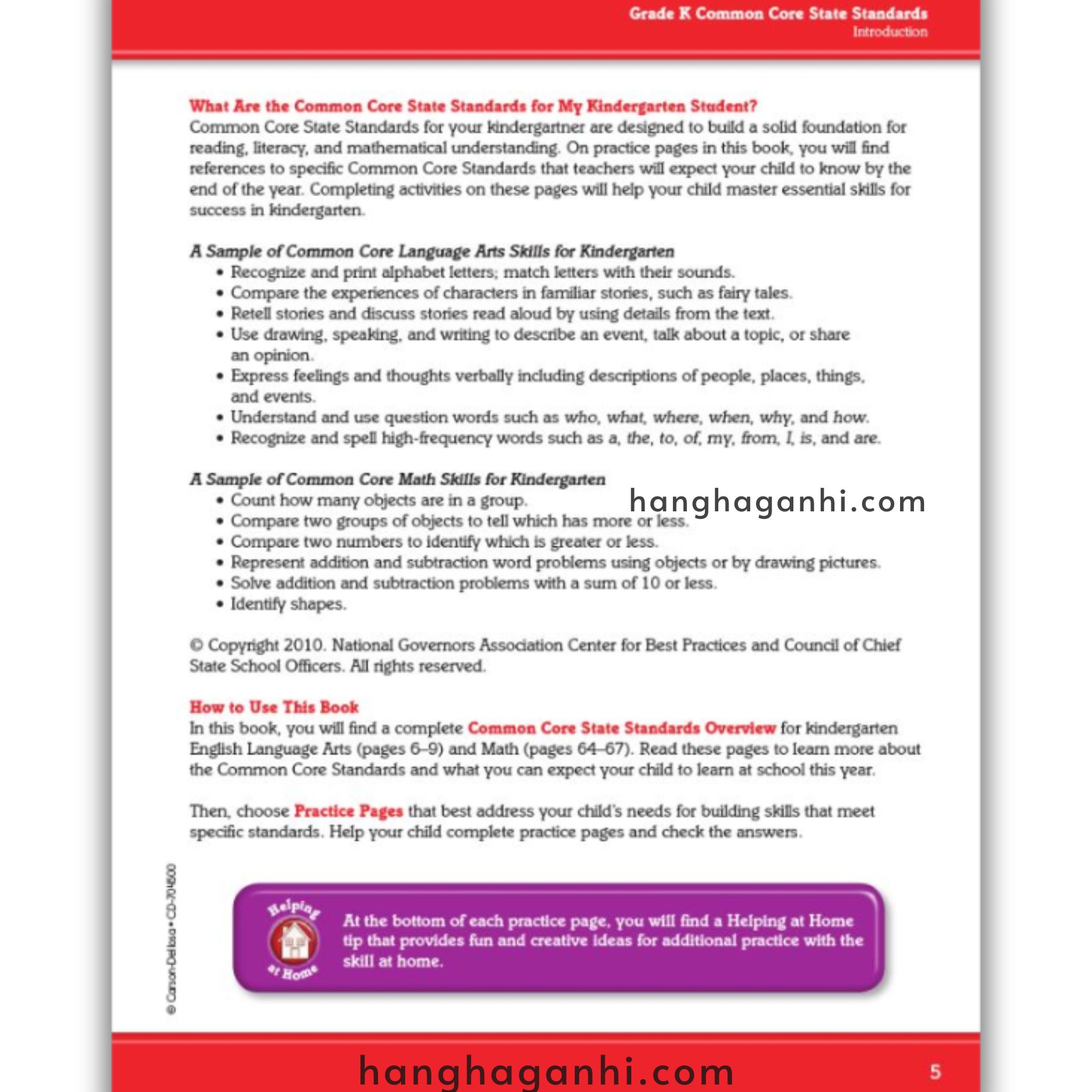 Sách Common Core Language Arts and Math Resource Book Grade K_thumbnail_7