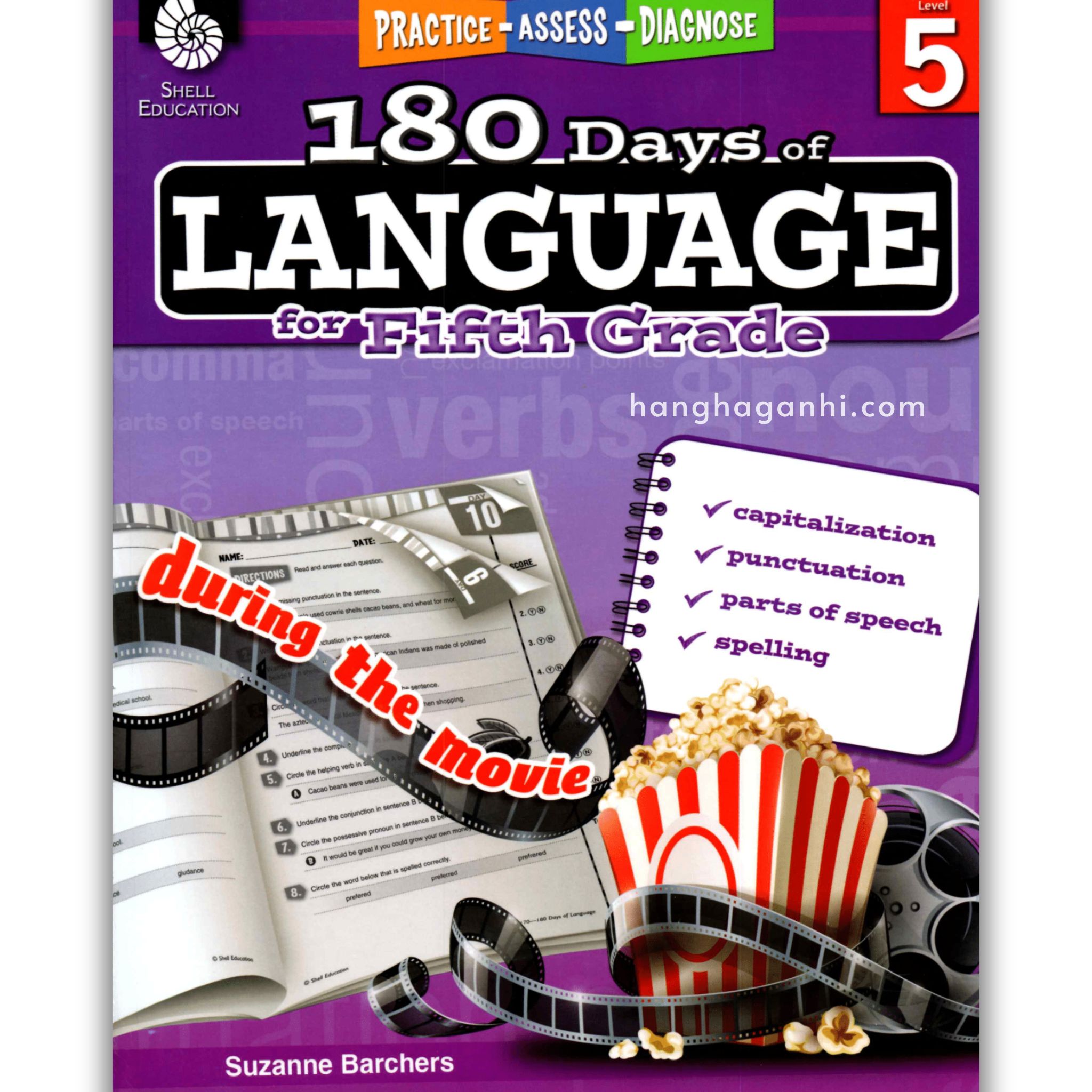 Sách 180 Days Of Language Grade 5