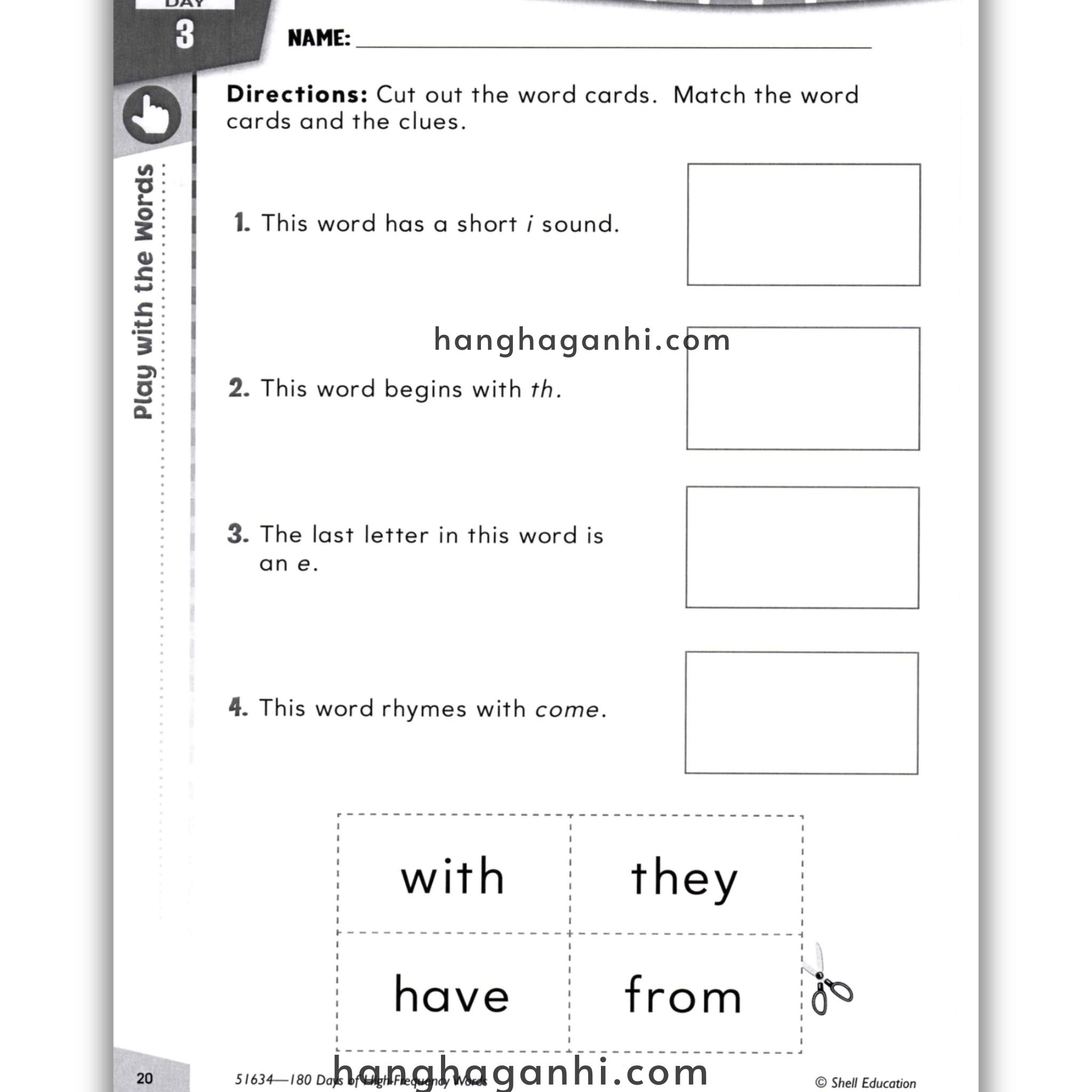 Sách 180 Days Of High Frequency Words Grade 1_thumbnail_7