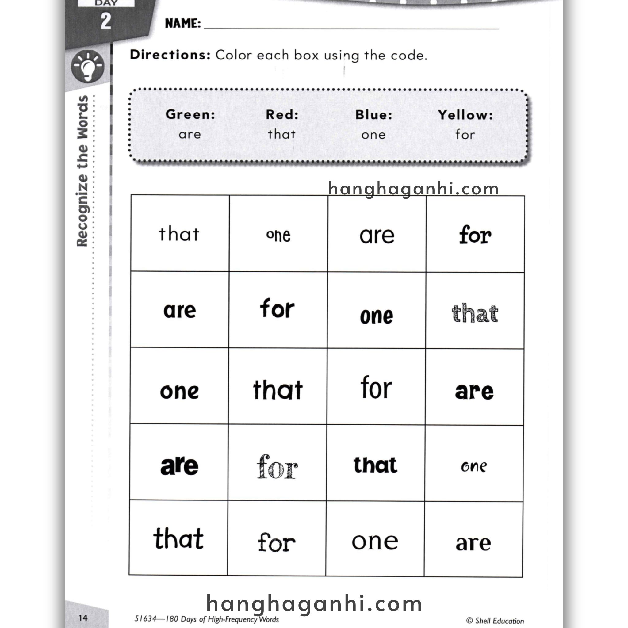 Sách 180 Days Of High Frequency Words Grade 1_thumbnail_11