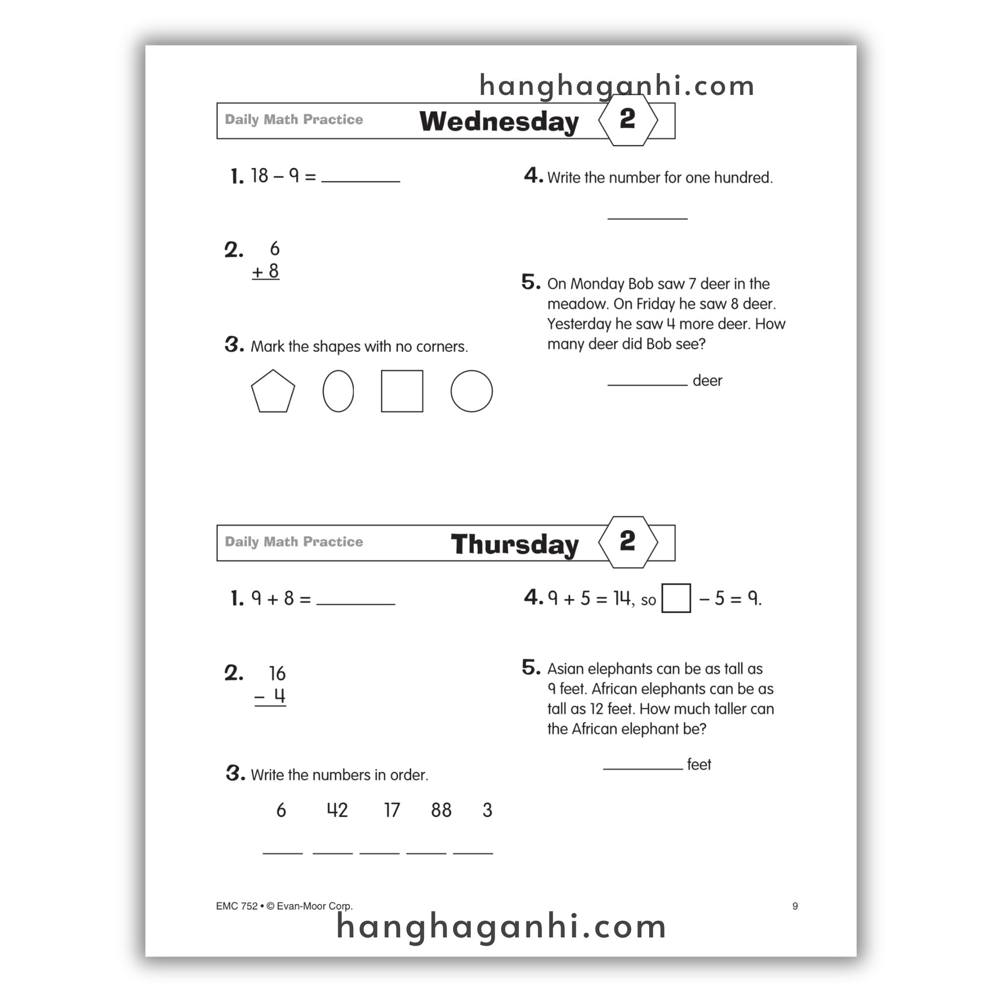 Daily Math Practice Grade 3- Sách Toán Tiếng Anh cho bé lớp 3_thumbnail_6