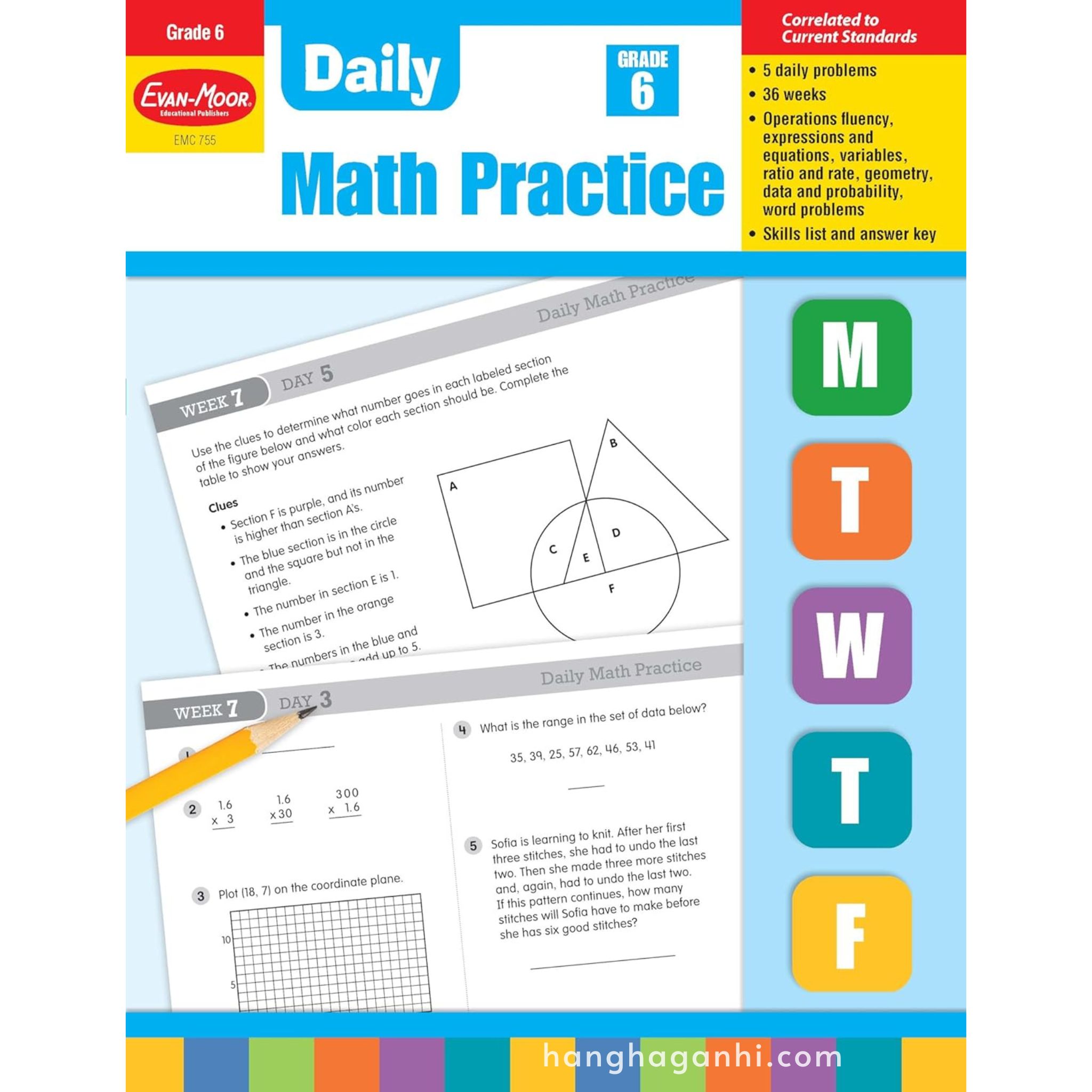 Daily Math Practice Grade 6- Sách Toán Tiếng Anh cho bé lớp 6_thumbnail_0