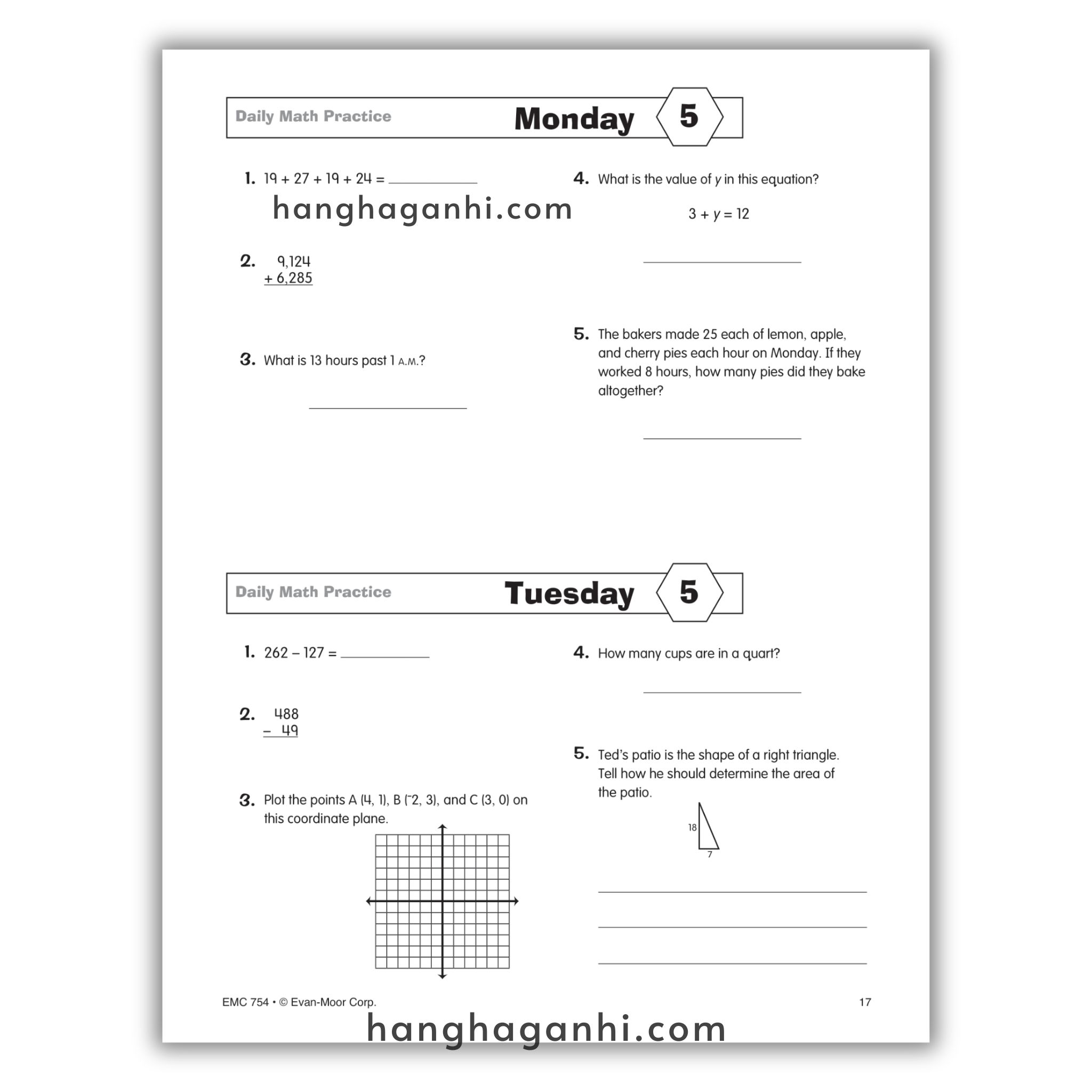 Daily Math Practice Grade 5- Sách Toán Tiếng Anh cho bé lớp 5_thumbnail_2