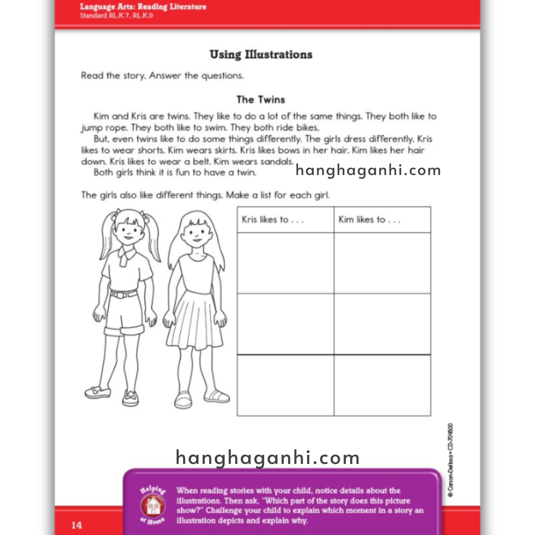 Sách Common Core Language Arts and Math Resource Book Grade K_thumbnail_12