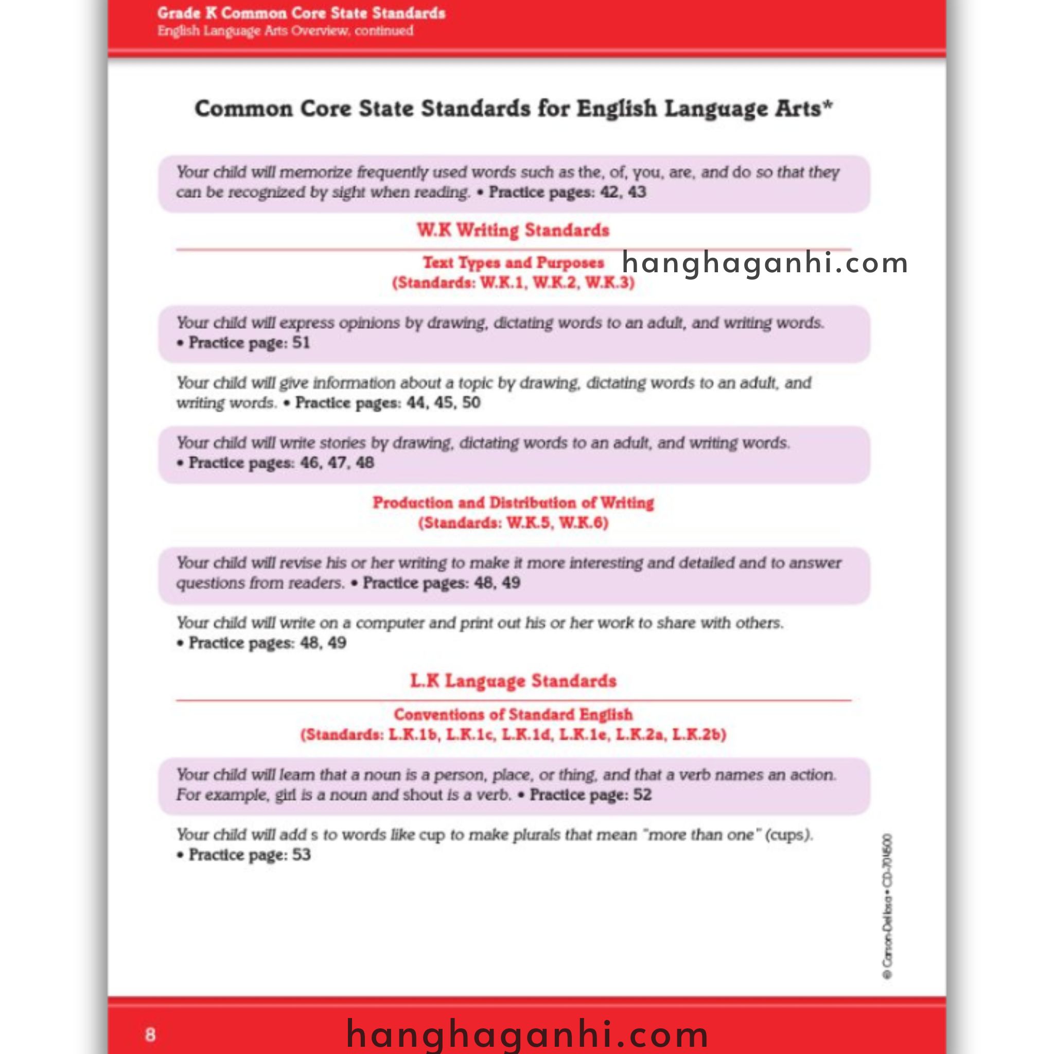 Sách Common Core Language Arts and Math Resource Book Grade K_thumbnail_6