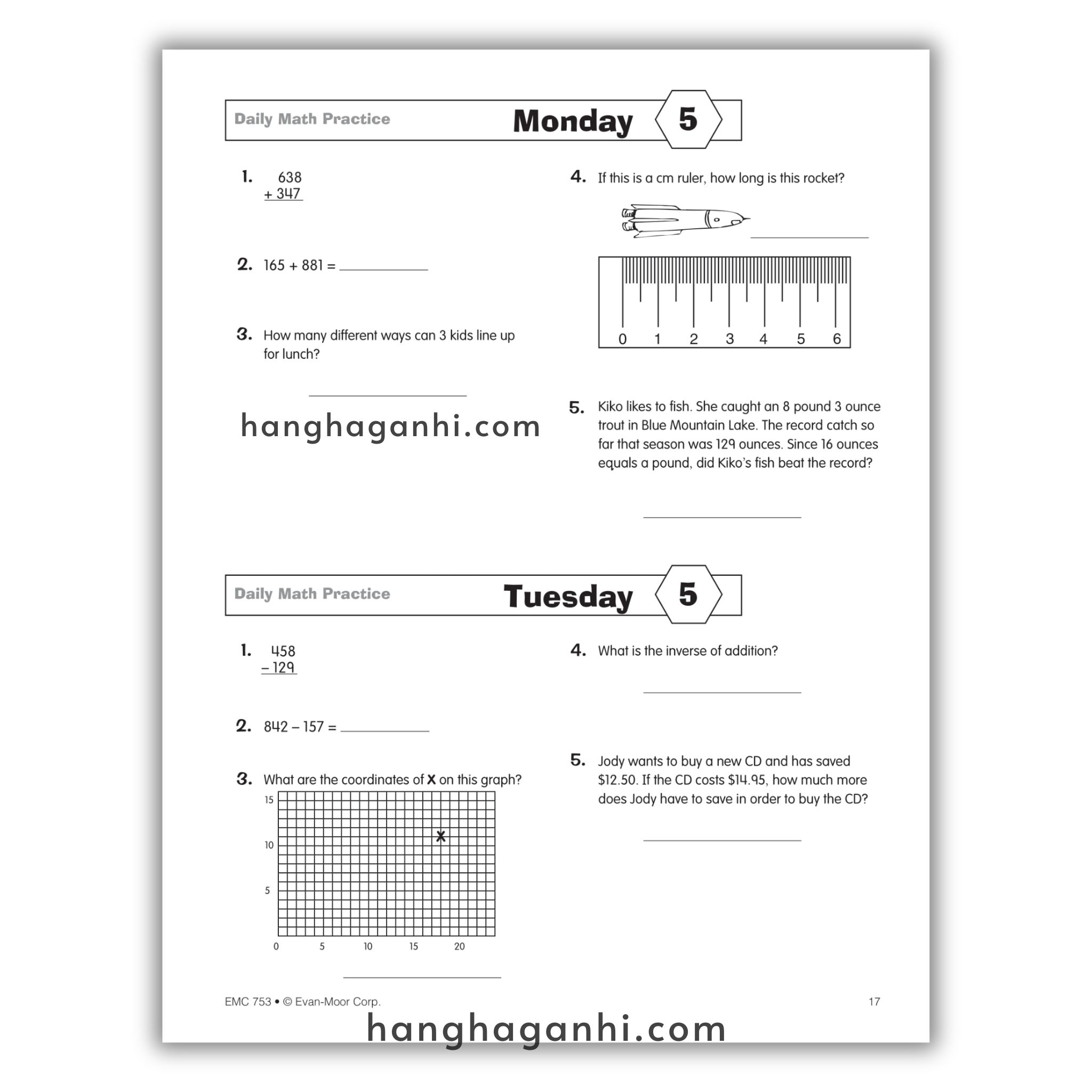 Daily Math Practice Grade 4- Sách Toán Tiếng Anh cho bé lớp 4_thumbnail_11