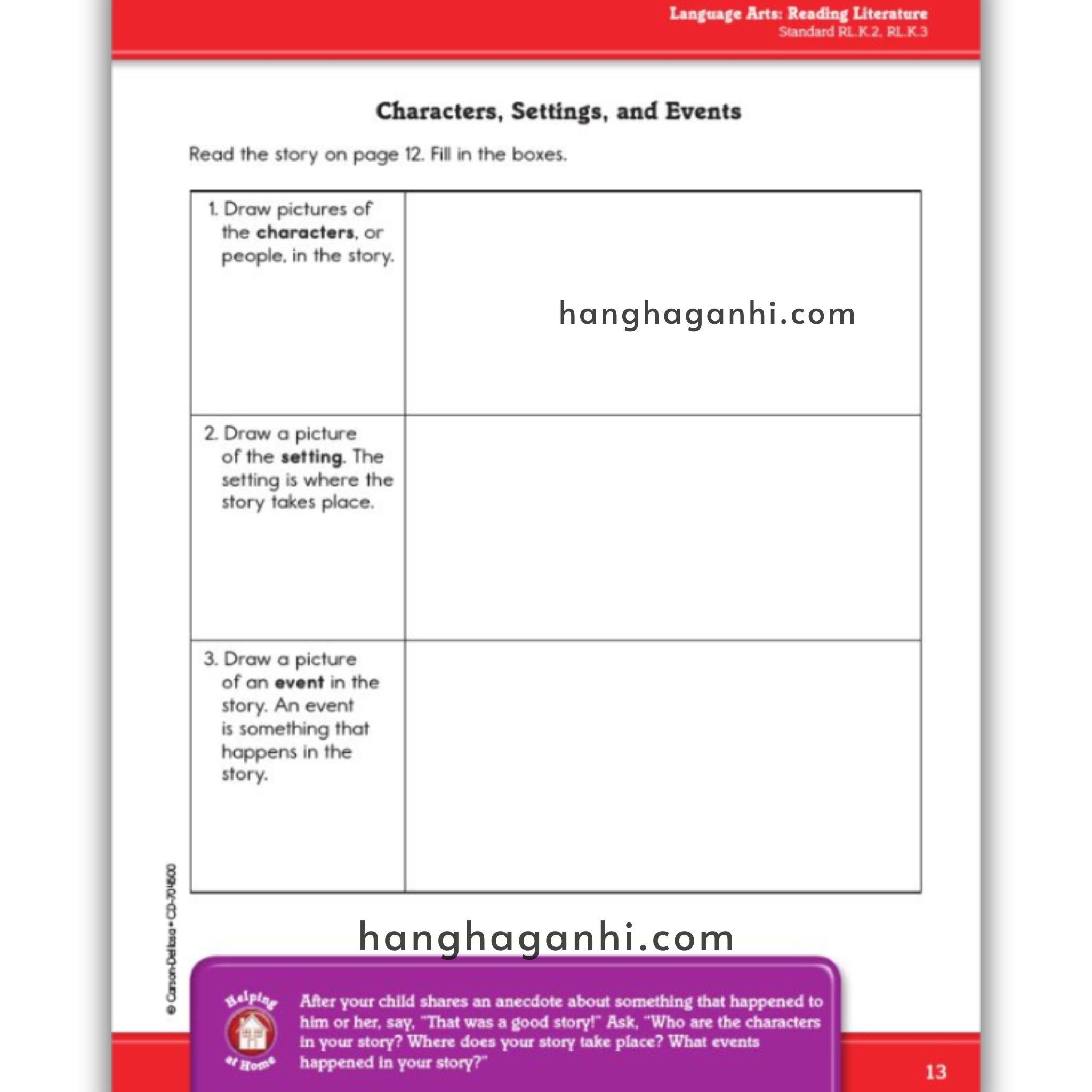 Sách Common Core Language Arts and Math Resource Book Grade K_thumbnail_1
