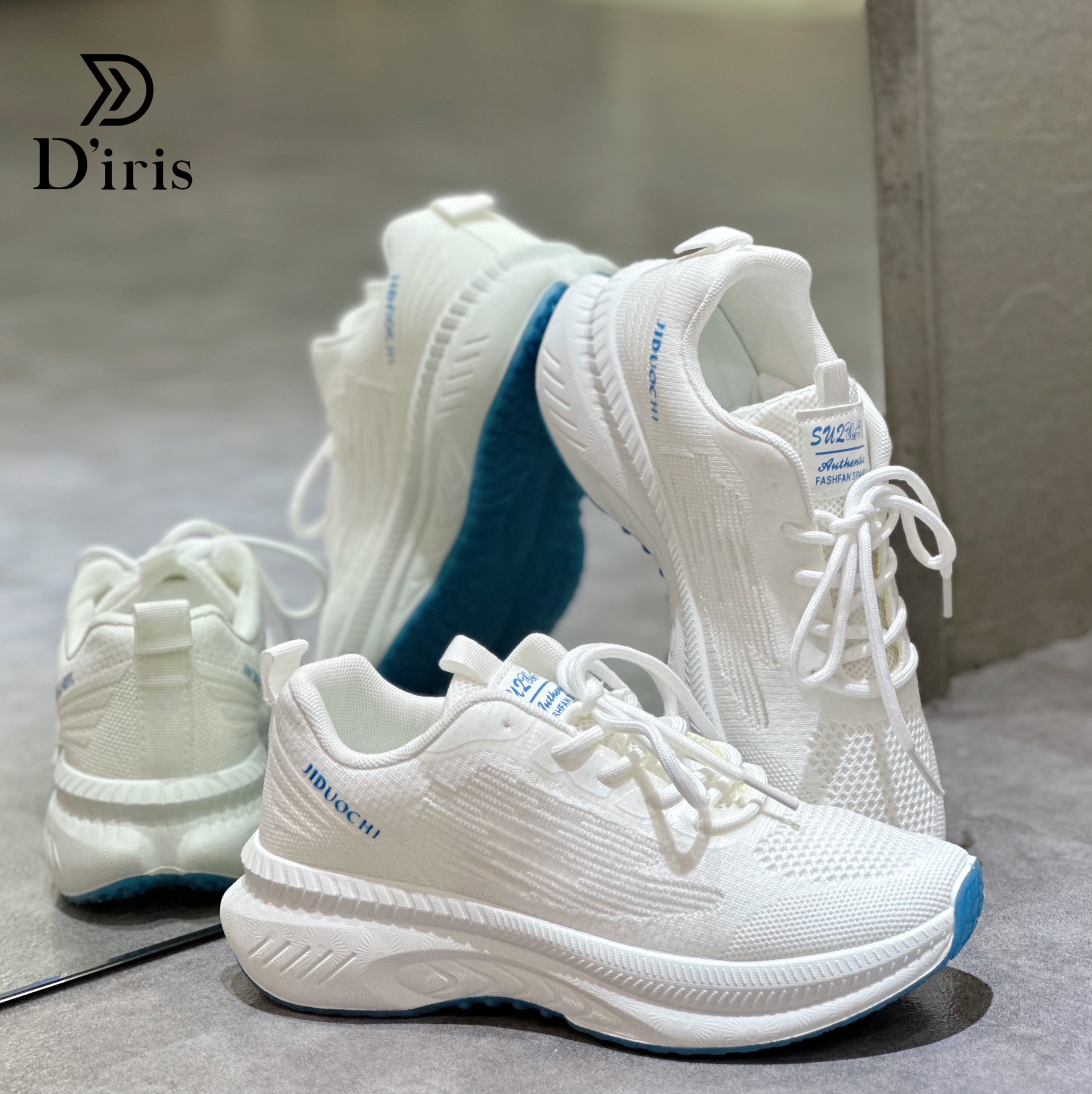 Giày trắng nữ thể thao