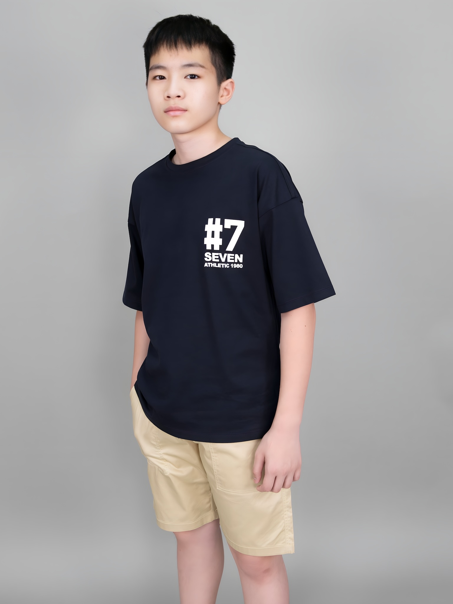 Quần short kaki túi ốp màu be_thumbnail_5