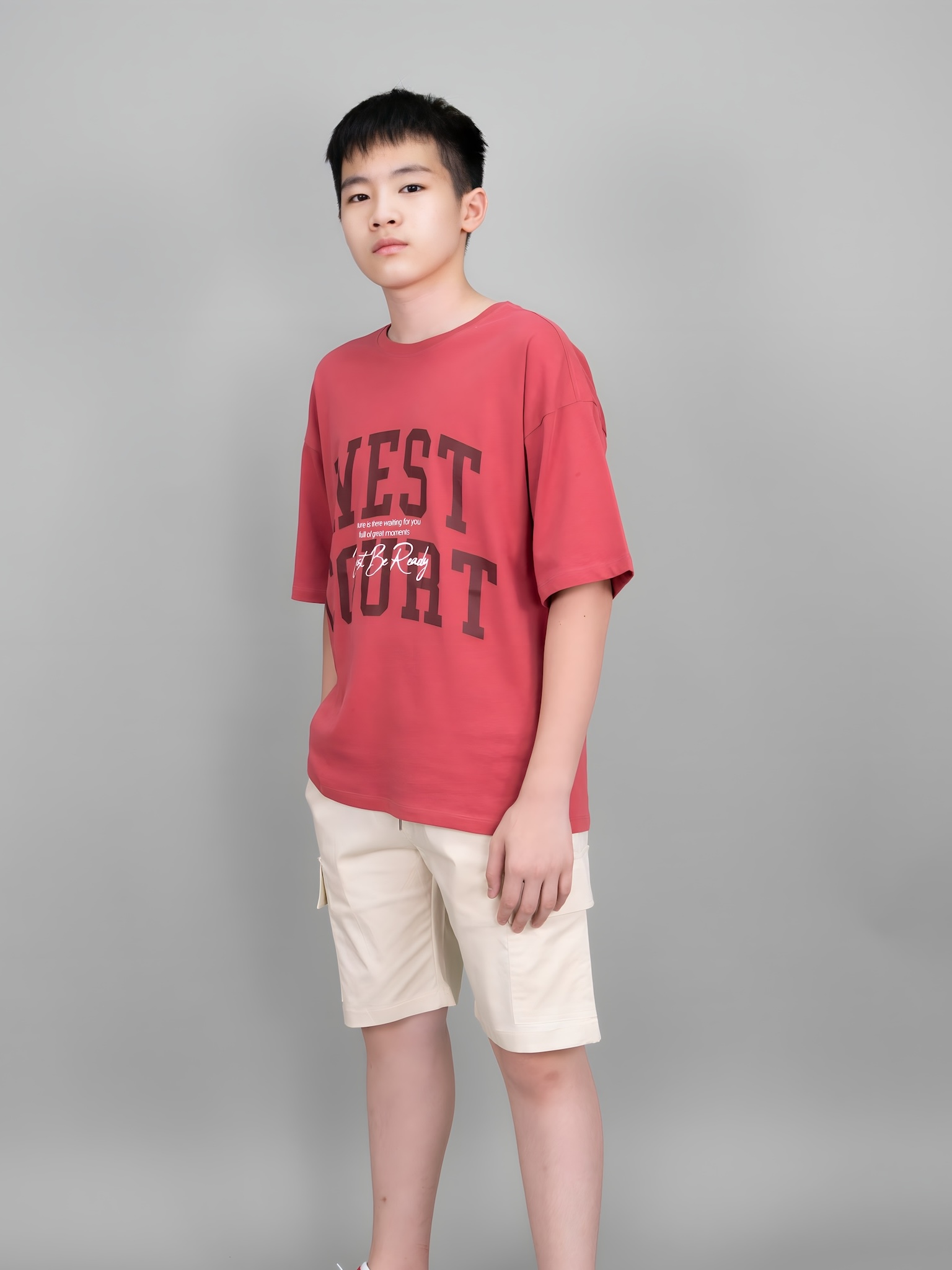 Quần short kaki túi hộp màu kem_thumbnail_4