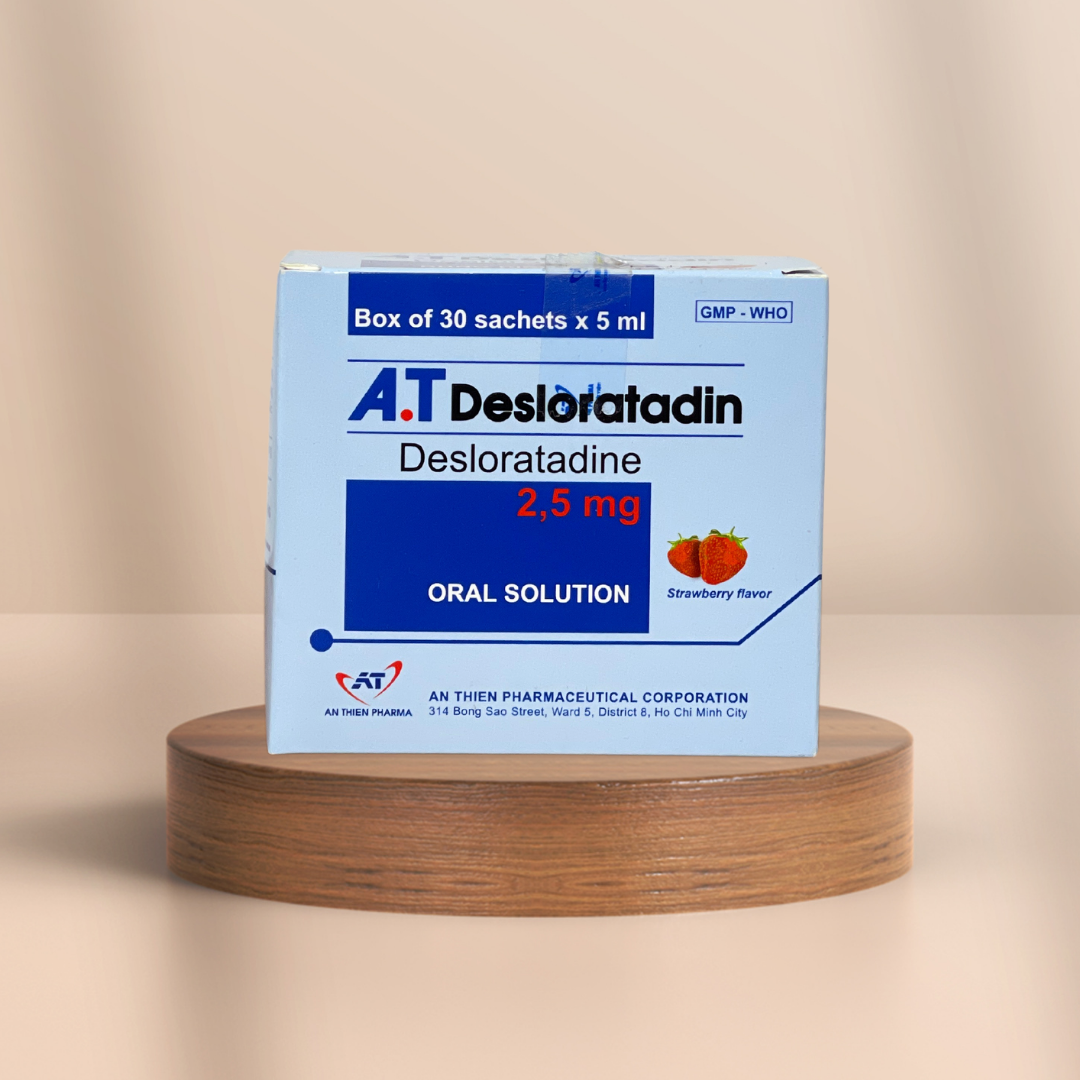 A.T DESLORATADIN 2.5MG GÓI 5ML