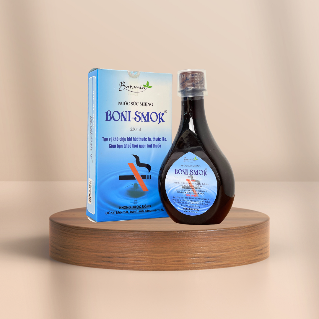 Boni Smok nước súc miệng cai thuốc lá