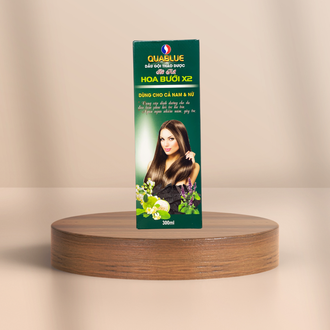 DẦU GỘI THẢO DƯỢC BỒ KẾT HOA BƯỞI X2 QUABLUE_thumbnail_1