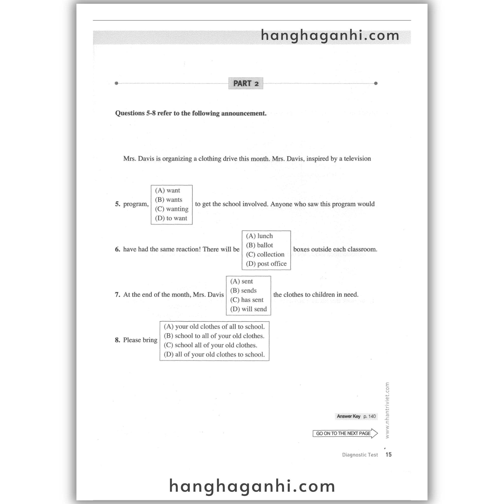 [Sách] Master TOEFL Junior Basic: Language Form & Meaning_thumbnail_8