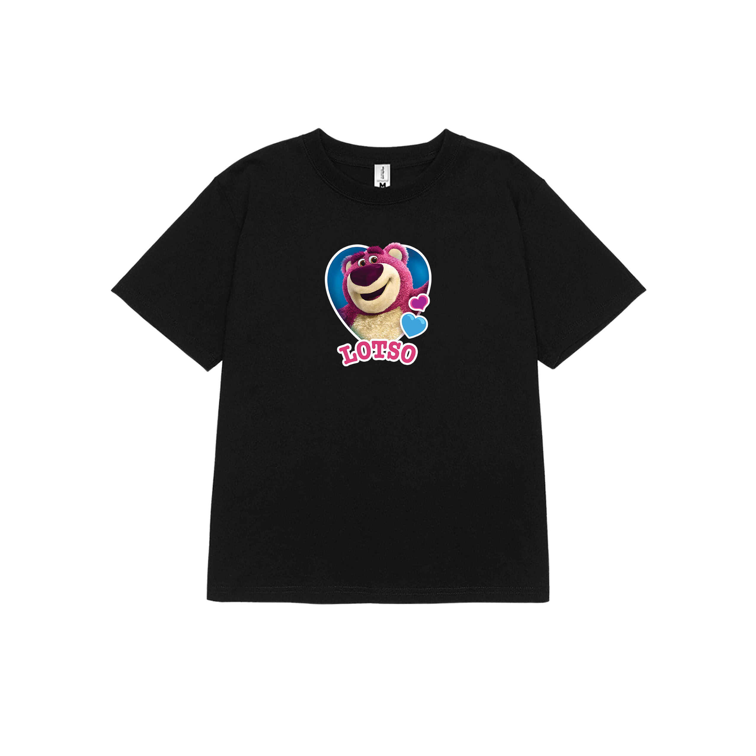 Áo Thun Baby Tee AB69 Miucho Form Ôm Cotton Co Giãn In Hình Gấu Dâu Lotso_thumbnail_0