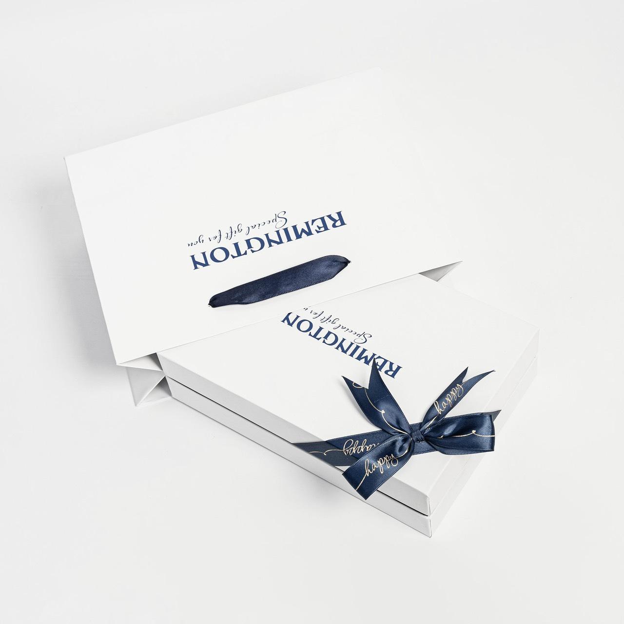 Combo hộp quà tặng cao cấp chính hãng Remington bao gồm hộp quà, túi giấy, thiệp cảm ơn và thiệp chúc mừng_thumbnail_4