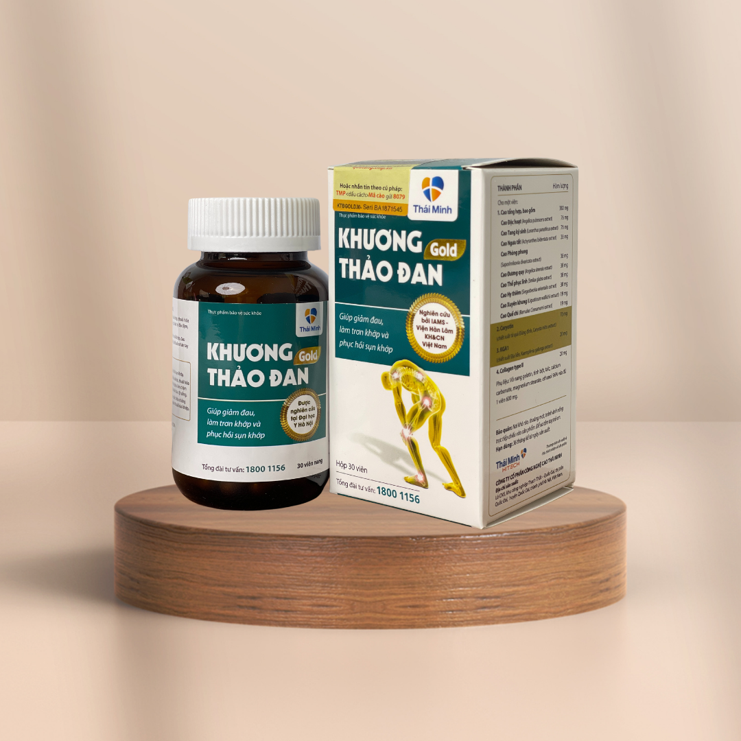 Khương thảo đan Gold Thái Minh lọ 30v