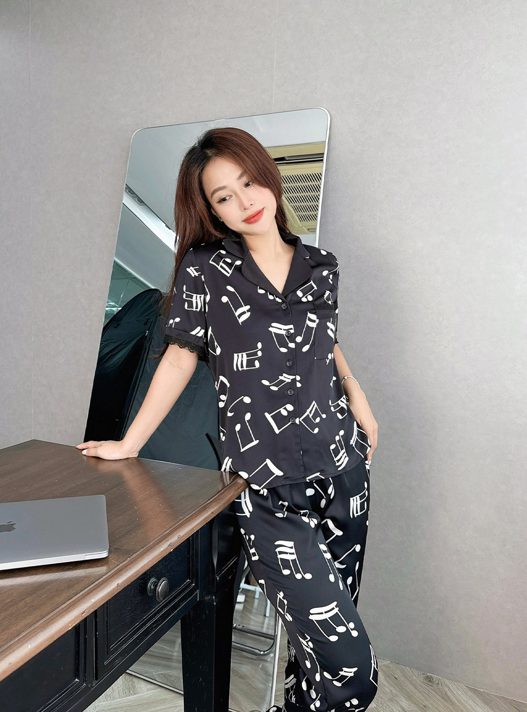 Bộ ngủ áo cộc tay, quần dài LSD06_thumbnail_2