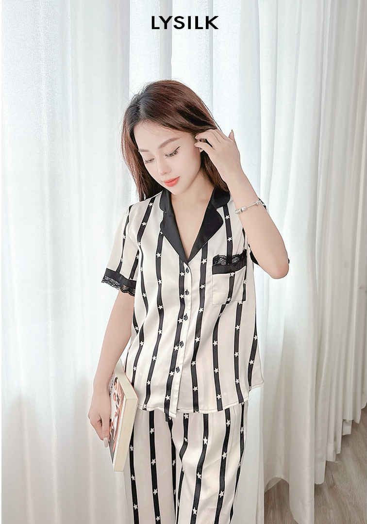 Bộ ngủ áo cộc tay, quần dài LSD05_thumbnail_2