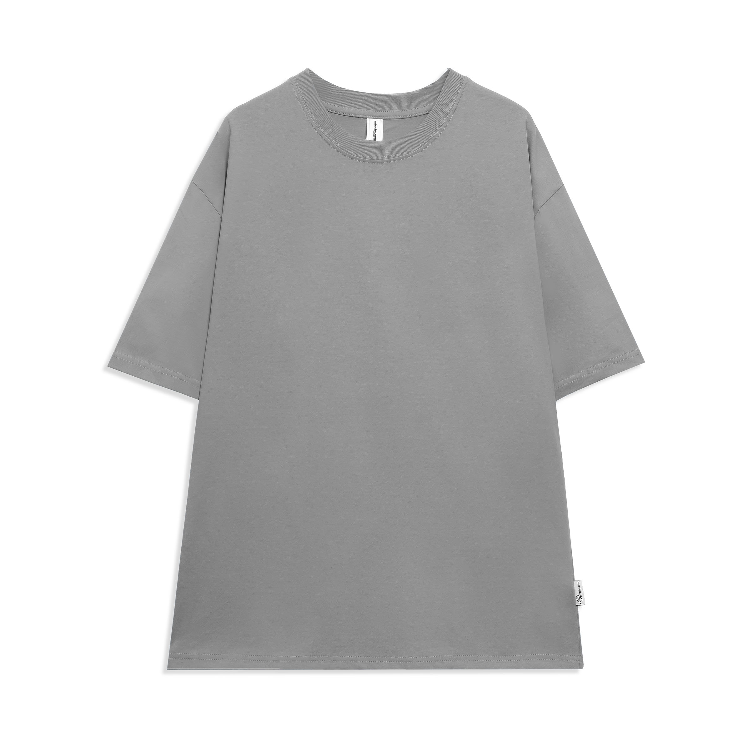 Áo thun trơn form rộng ATT01 PTG vải cotton cổ tròn in basic_thumbnail_20