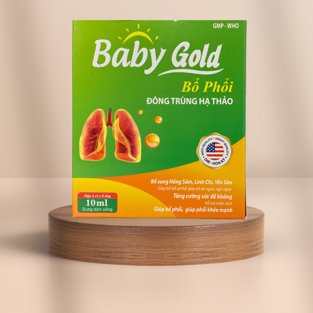 BABY GOLD BỔ PHỔI (20 ống/hộp)✳️5