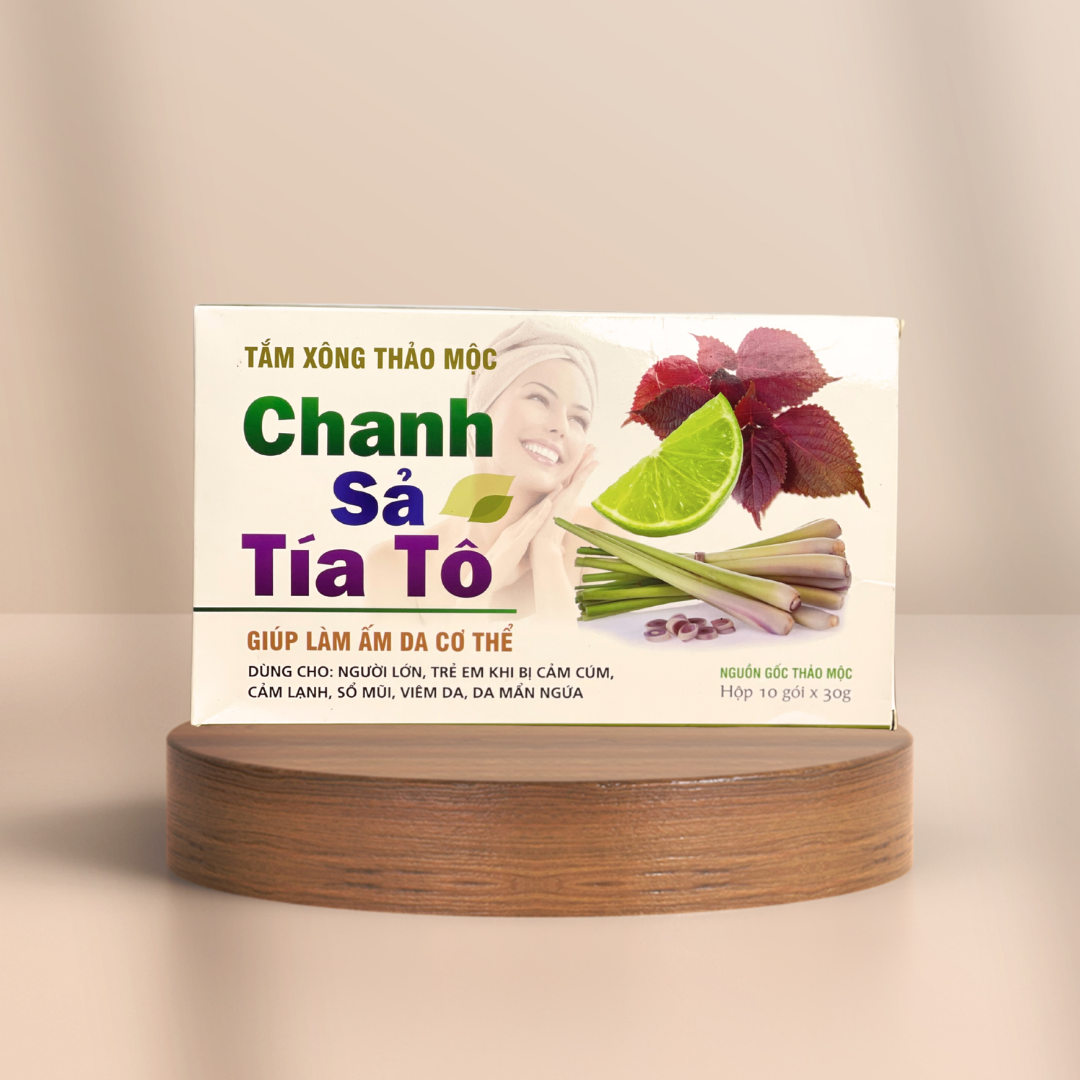 TẮM XÔNG THẢO DƯỢC CHANH SẢ TÍA TÔ