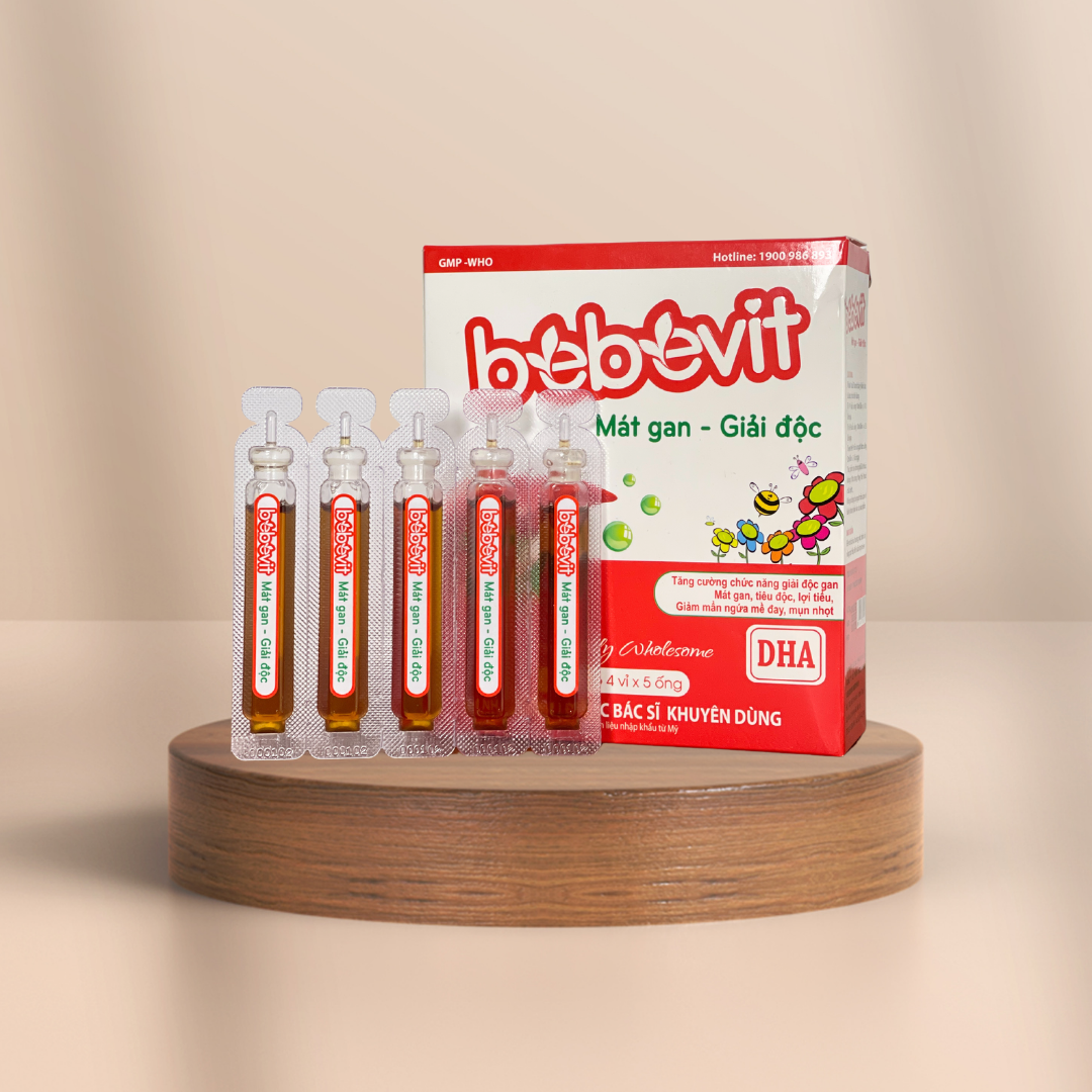 BEBEVIT BABY GIẢI ĐỘC-MÁT GAN  (h/20ống)✳️10