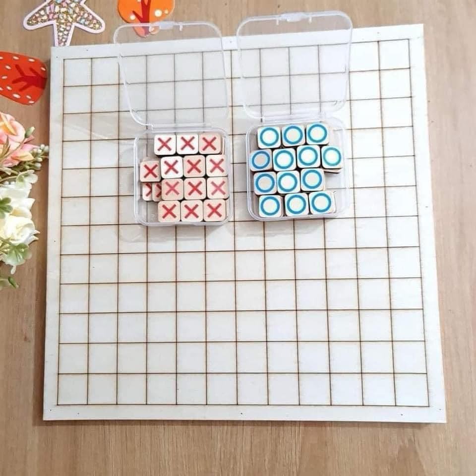Bộ cờ caro gỗ cho bé