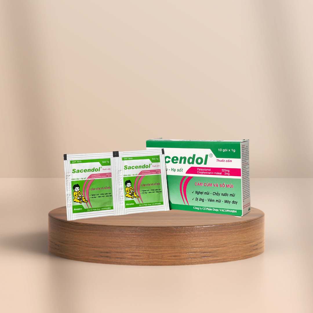 SACENDOL ( GIẢM ĐAU HẠ SỐT 325 ) HỘP 10 GÓI_thumbnail_2