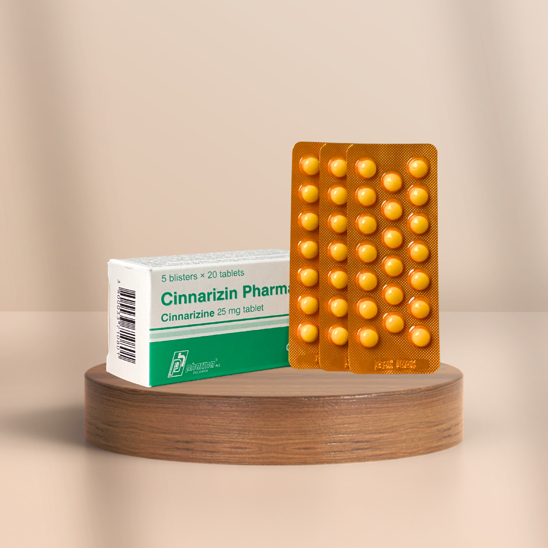 Cinnarizin 25mg say xe