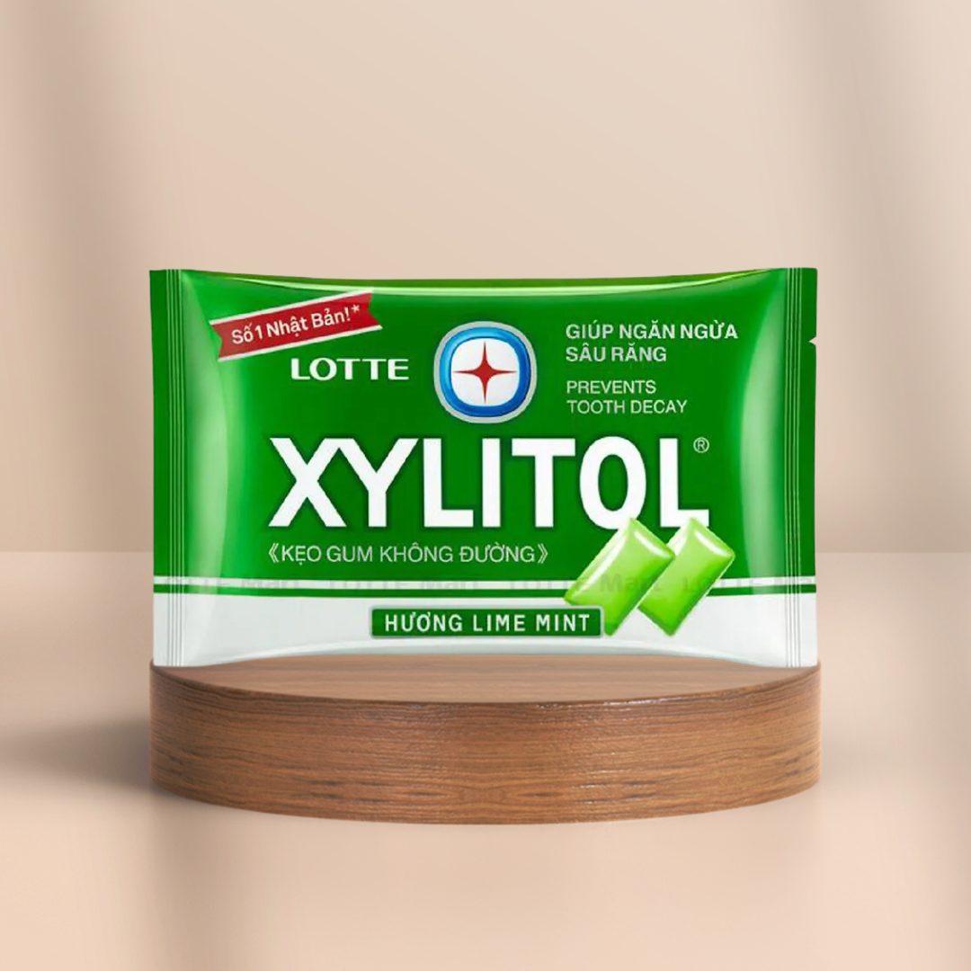 KẸO GUM KHÔNG ĐƯỜNG XYLITOL VỈ