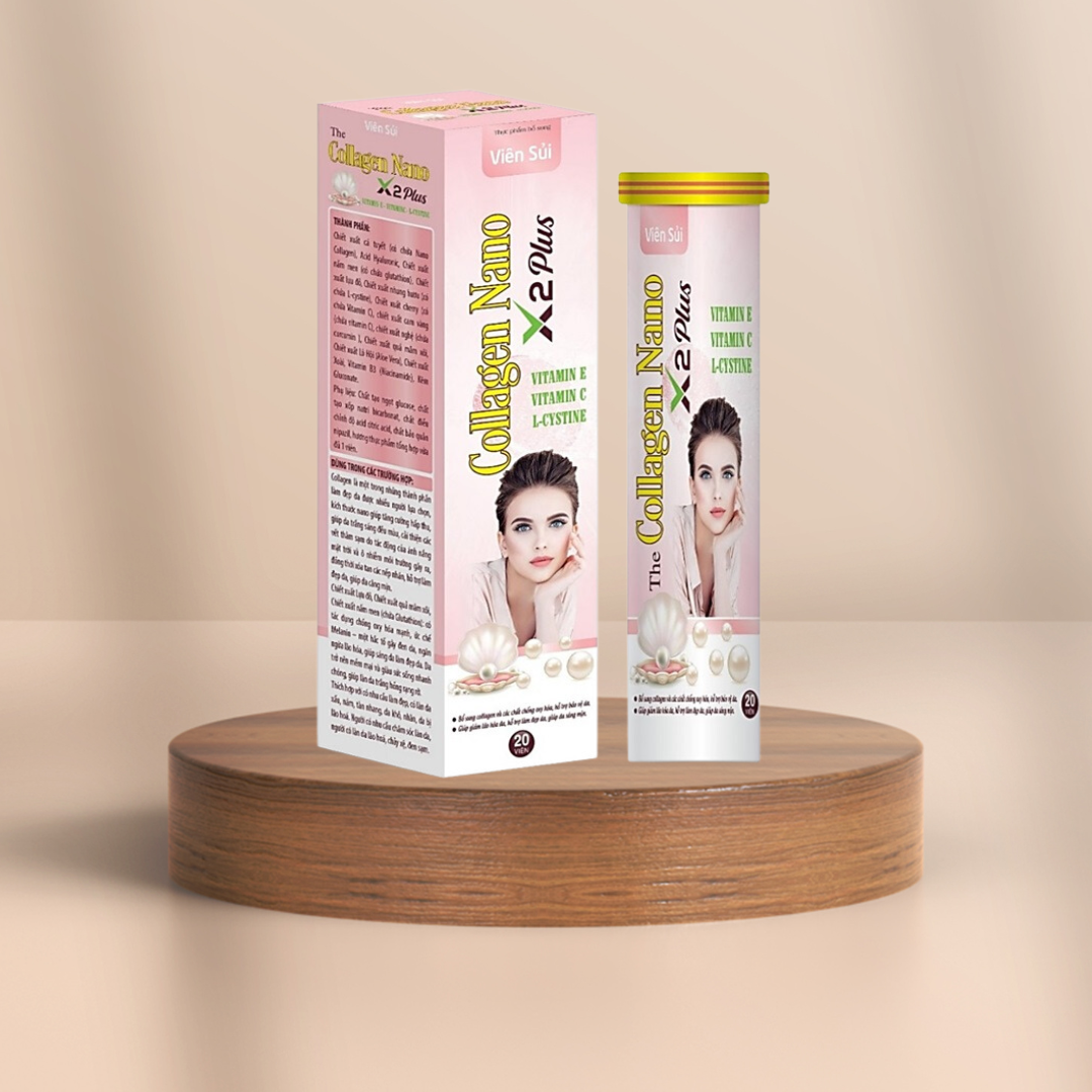 viên sủi COLLAGEN NANO X2 PLUS