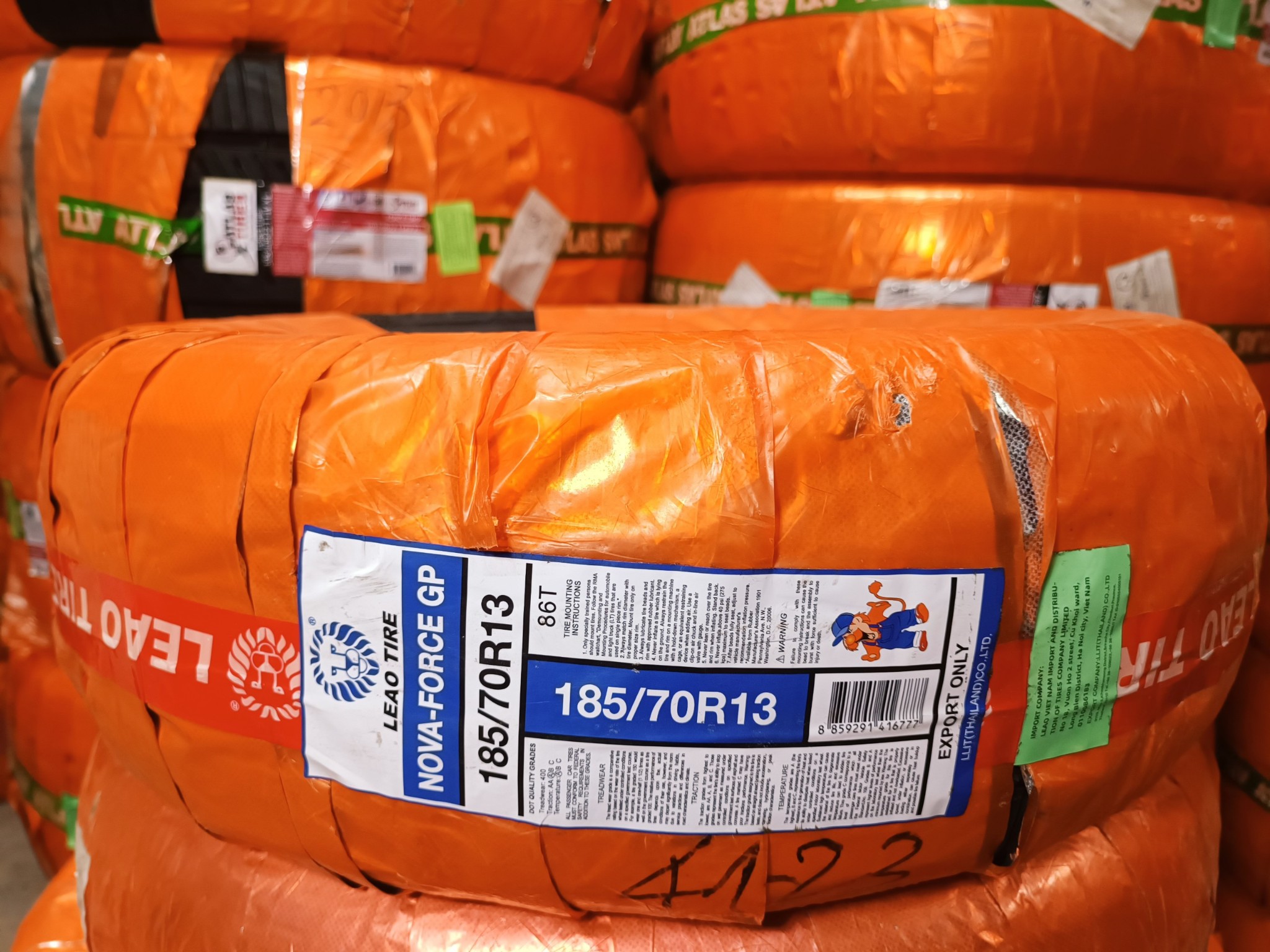 Lốp 185/70R13 NOVA-FORCE GP 86T LA ECE PCI