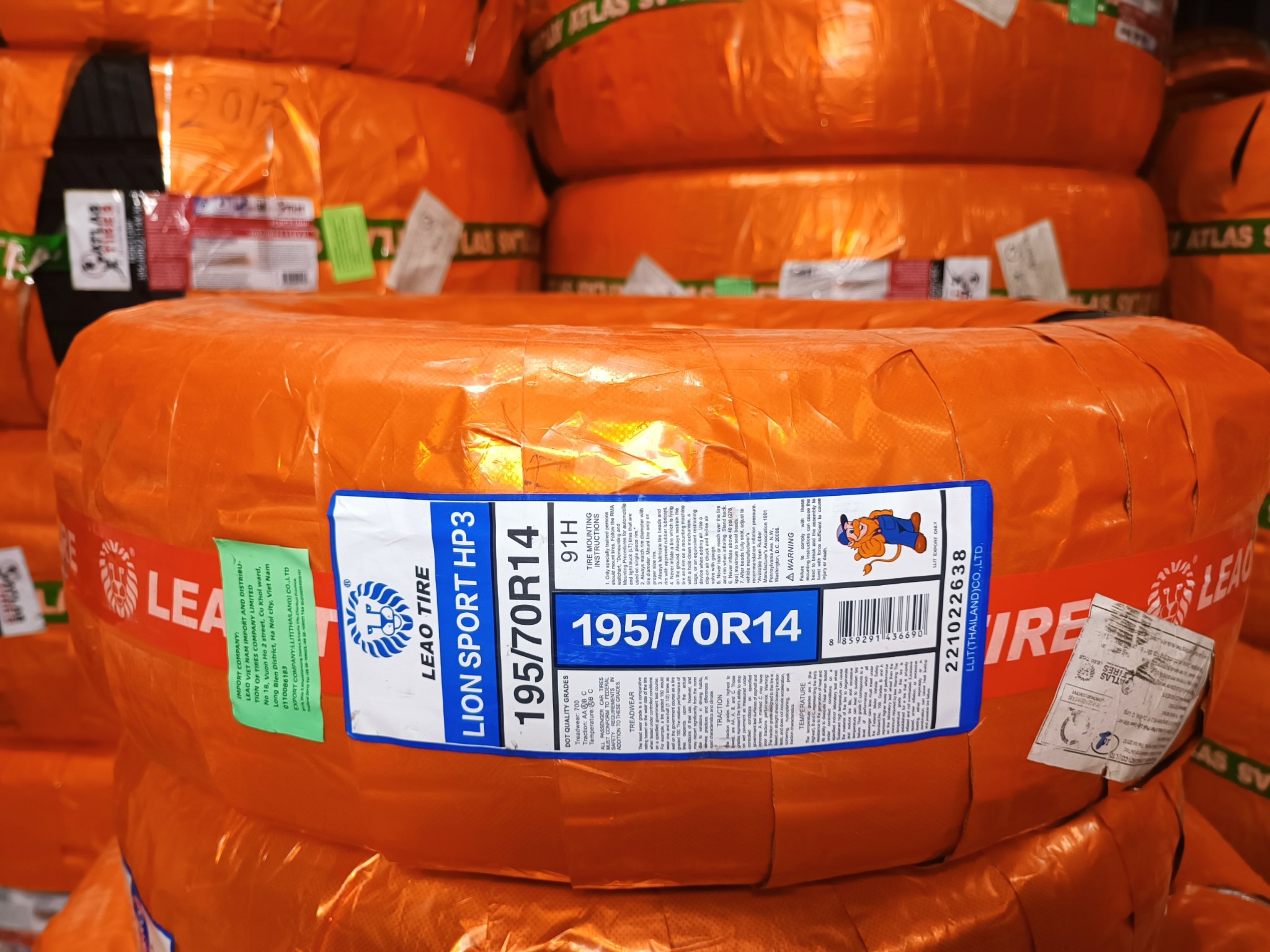 Lốp 195/70R14 LION SPORT HP3 91H LA