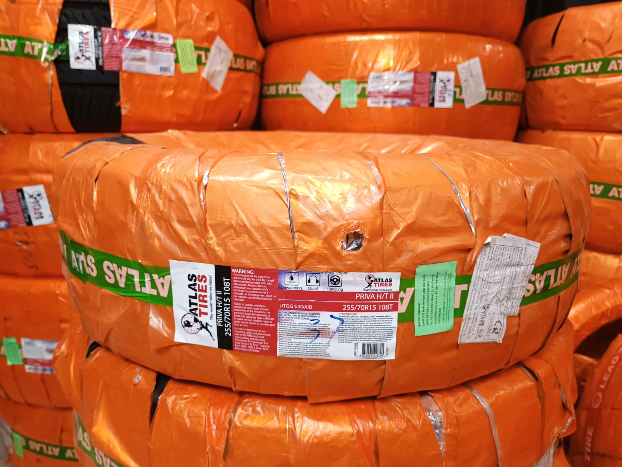 Lốp 255/70R15 PRIVA H/T II 108T ATLAS (HB) PCI