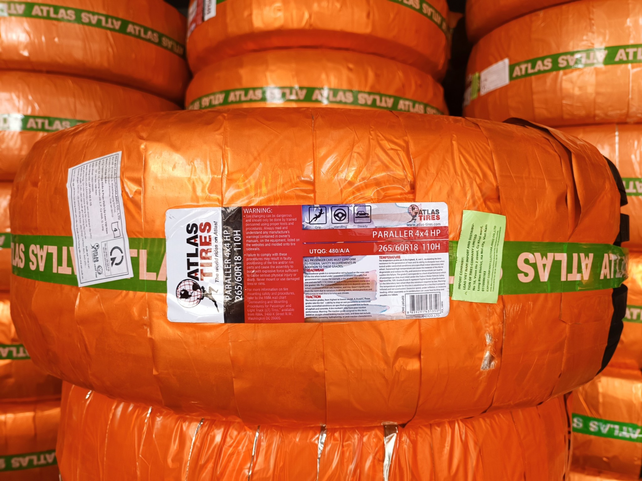 Lốp 265/60R18 PARALLER 4×4 HP 110H AT (HB) PCI