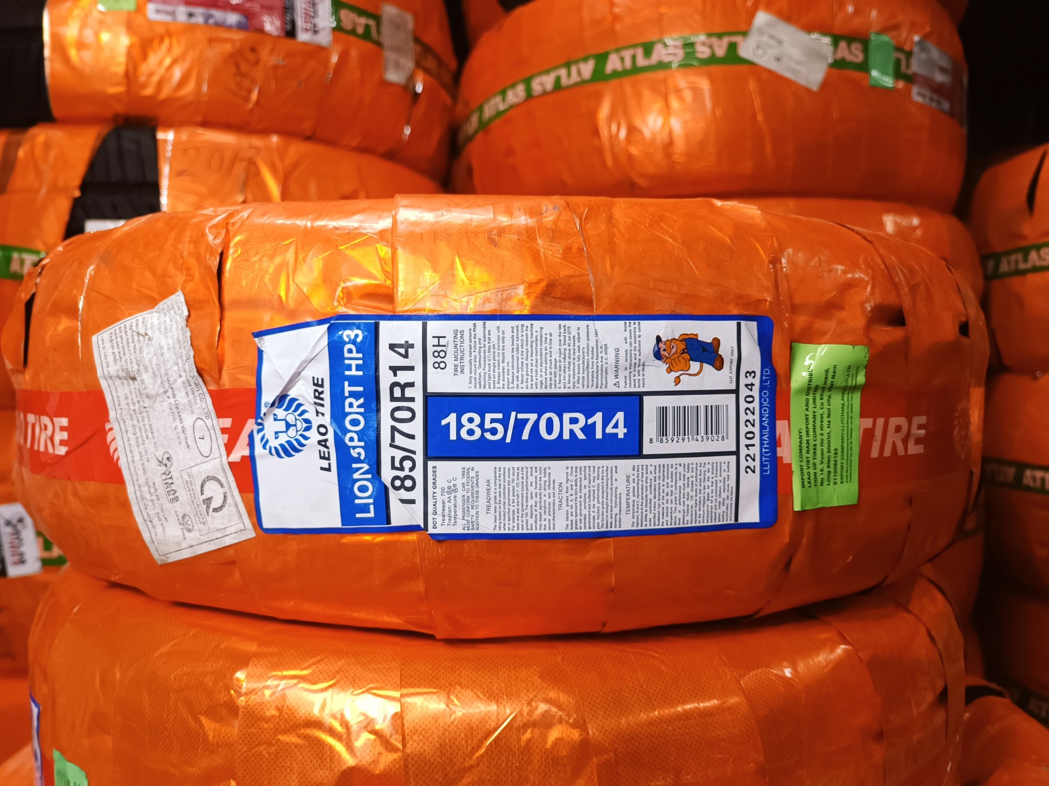 Lốp 185/70R14 LION SPORT HP 3 88H LA(HB) PCI