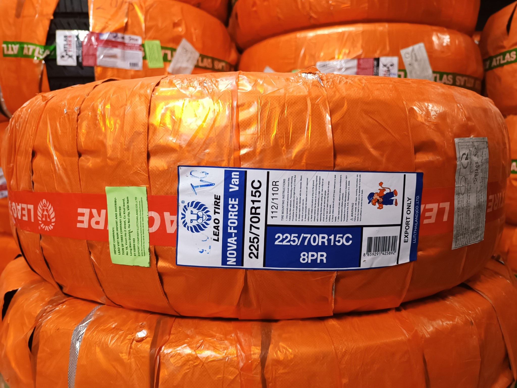 Lốp 225/70R15C 8PR N-F Van PLUS 112/110R LA ECE PCI