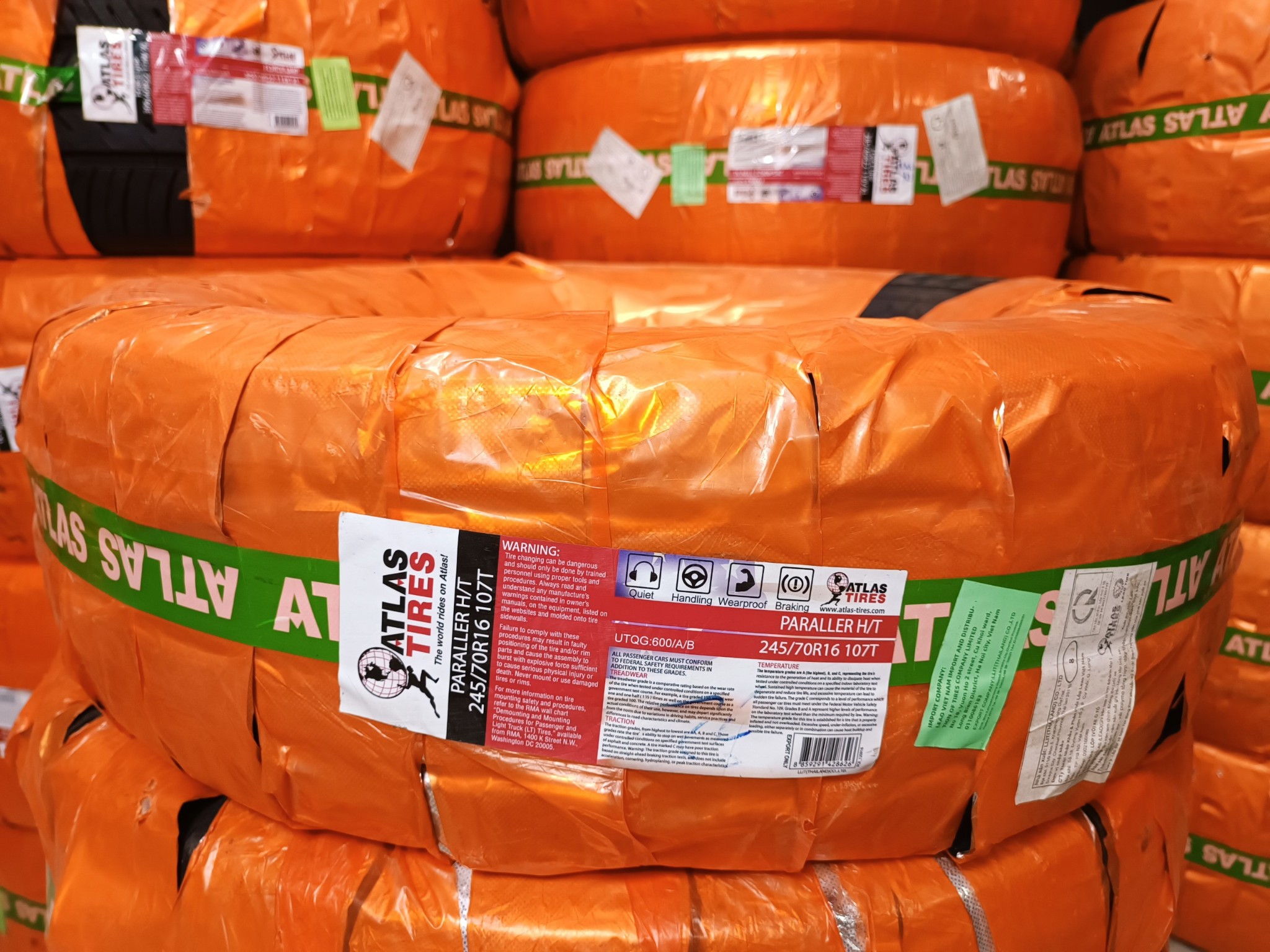 Lốp 245/70R16 PRIVA H/T II 111T XL ATLAS PCI