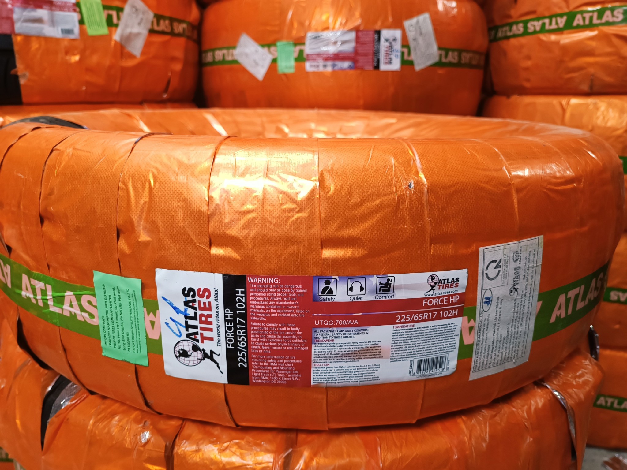 Lốp 225/65R17 FORCE HP 102H AT PCI