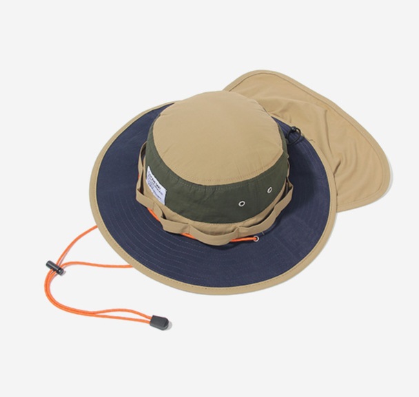 Mũ bucket vành rộng có che gáy HZ2425