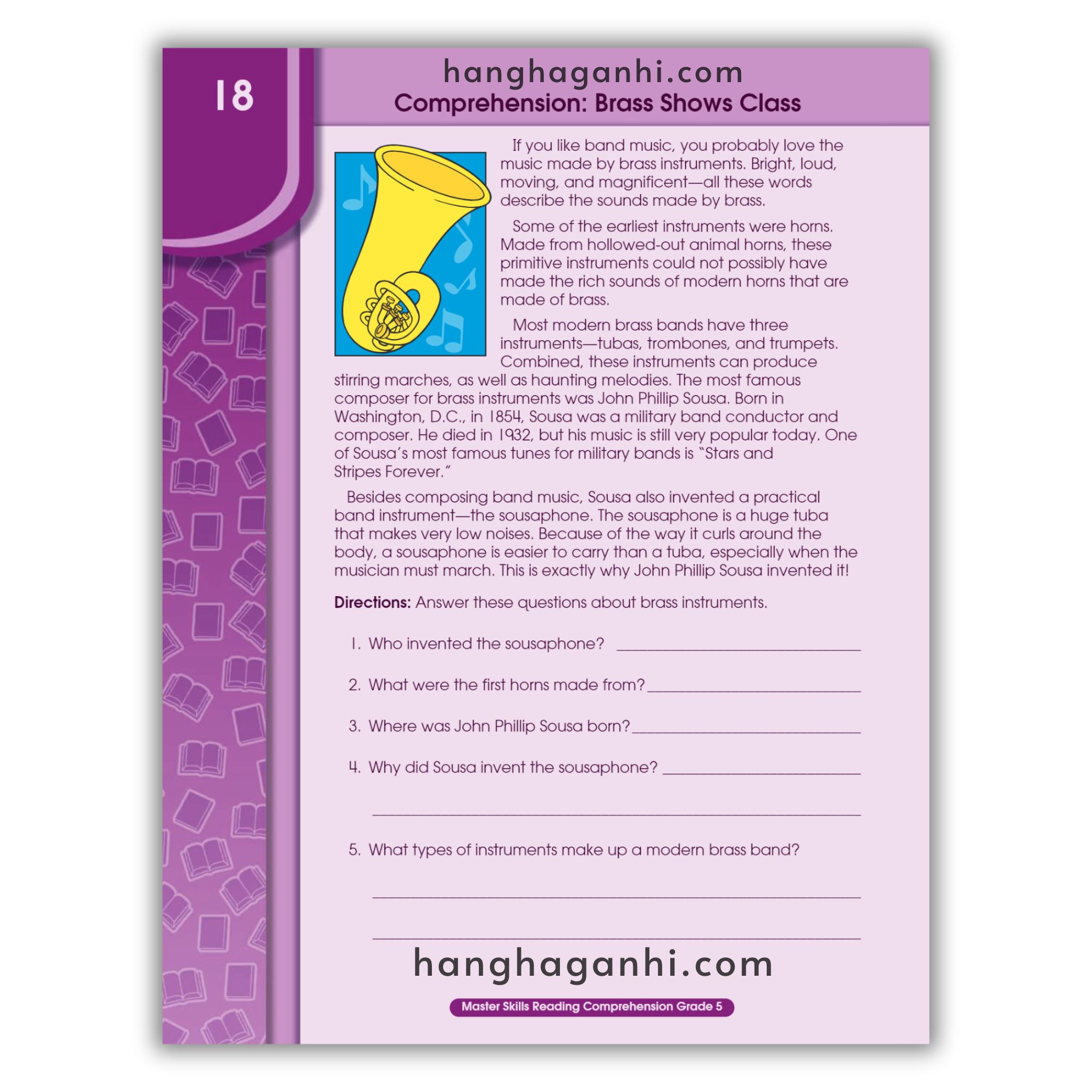 Trộn Bộ 7 Cuốn Master Skills Reading Comprehension (Grade K- Grade 6)_thumbnail_28