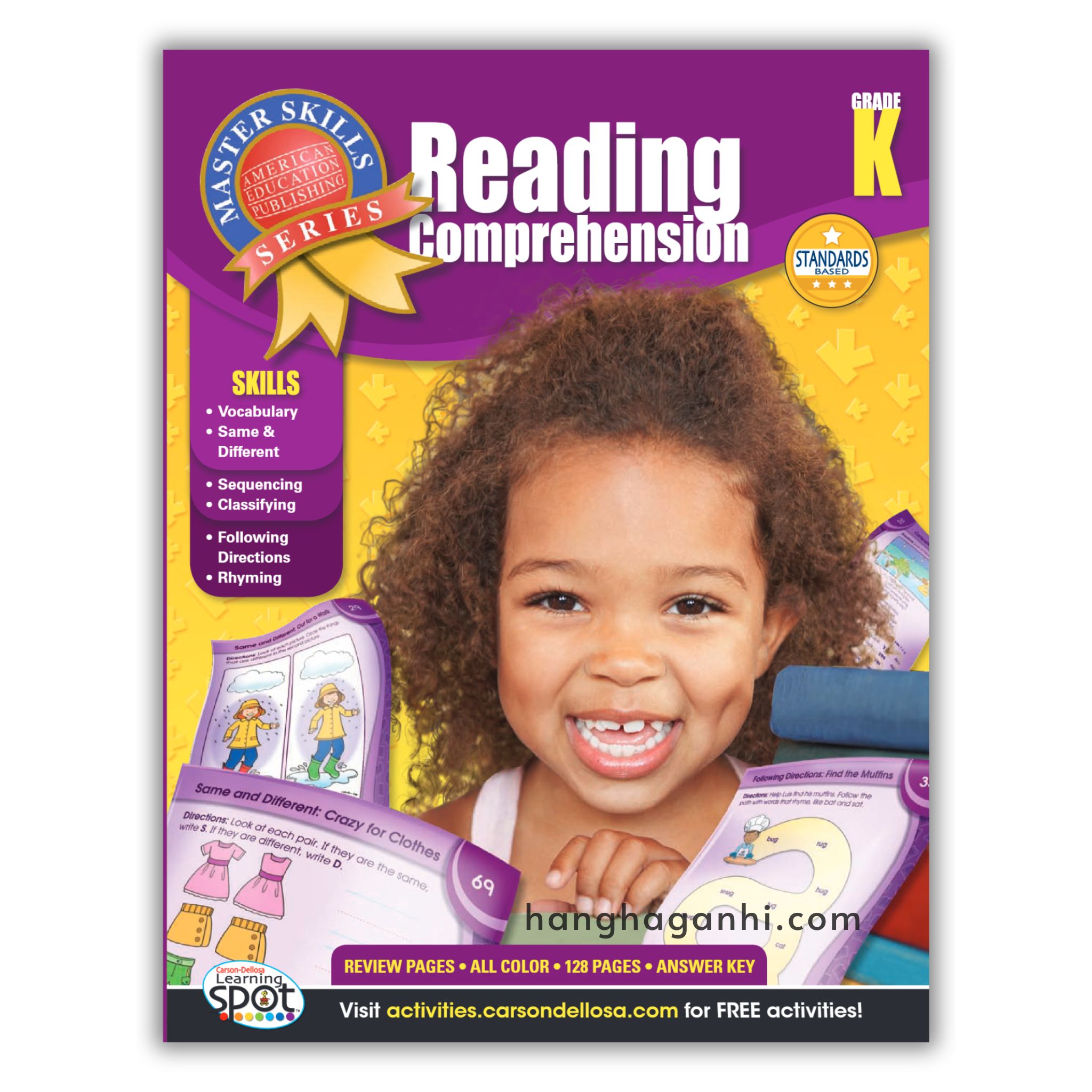 Trộn Bộ 7 Cuốn Master Skills Reading Comprehension (Grade K- Grade 6)_thumbnail_1