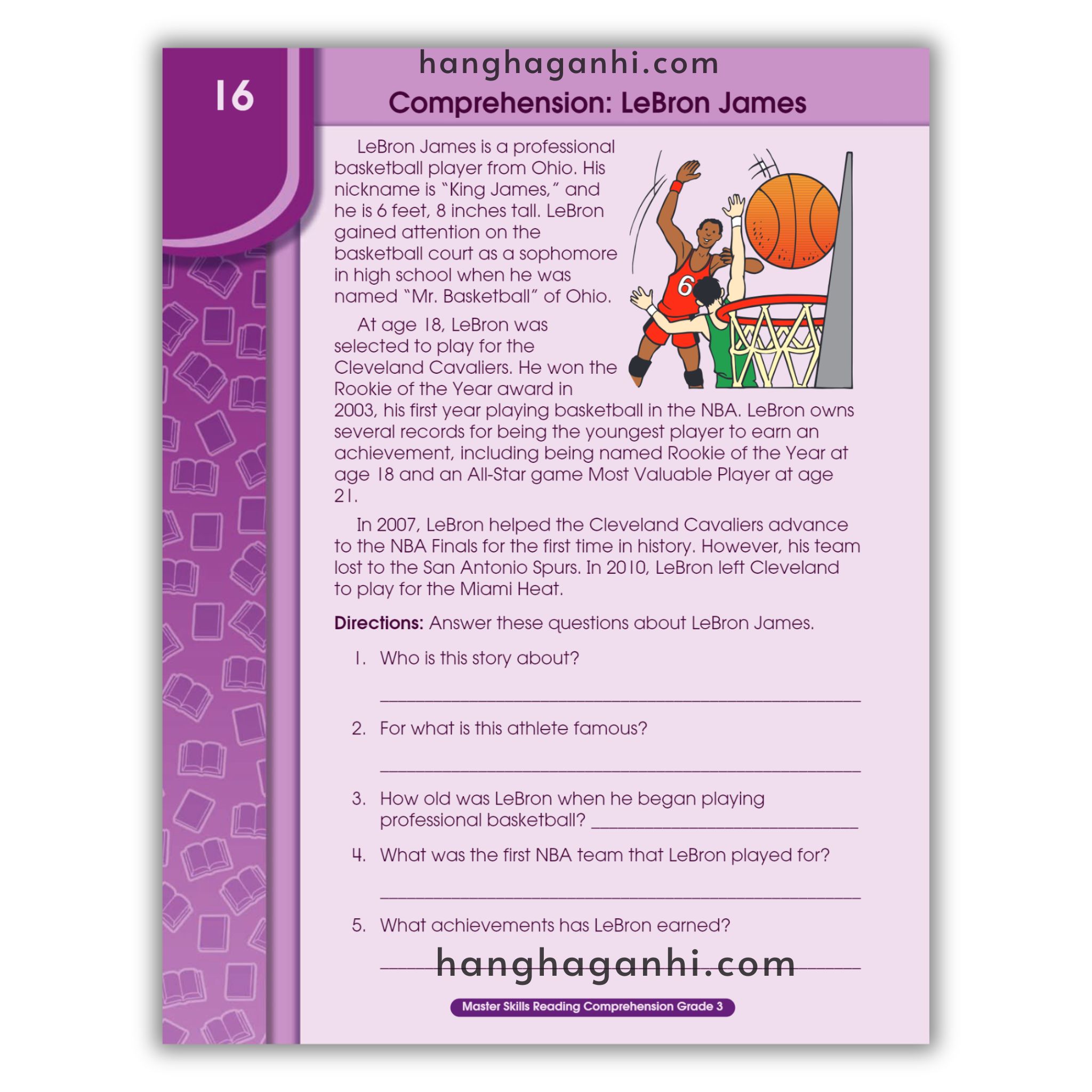 Trộn Bộ 7 Cuốn Master Skills Reading Comprehension (Grade K- Grade 6)_thumbnail_19