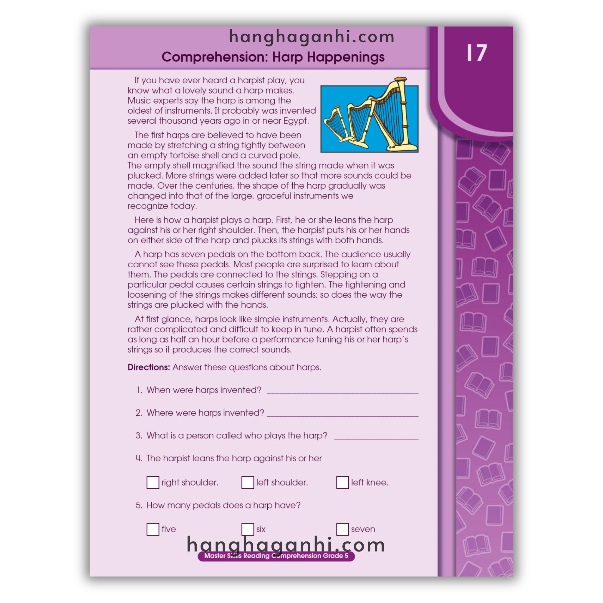 Trộn Bộ 7 Cuốn Master Skills Reading Comprehension (Grade K- Grade 6)_thumbnail_27