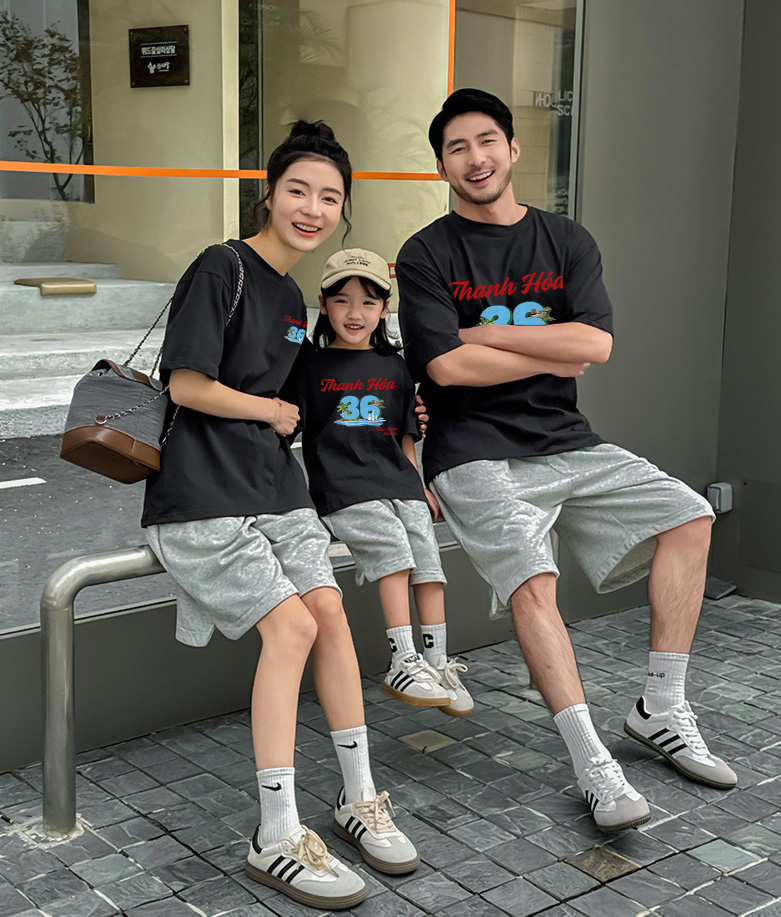 Áo thun du lịch Thanh Hóa cho bé form rộng thoáng mát AED1310 Miucho Kid in mix_thumbnail_3