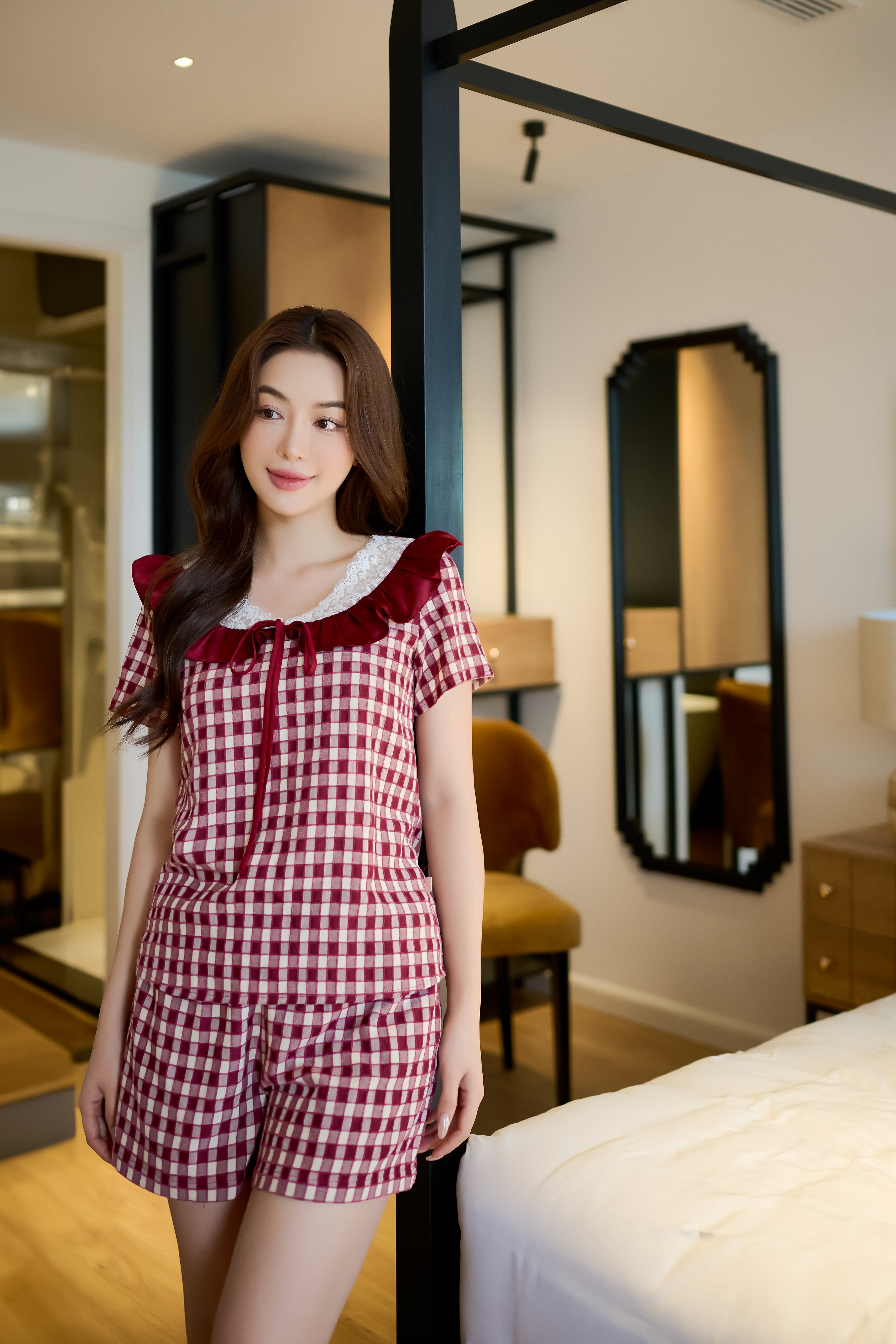 Bộ áo cộc, quần dài và quần cộc BN487